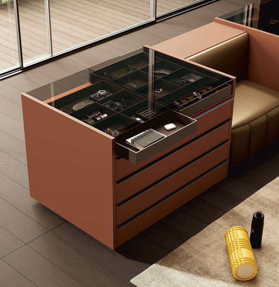 Febal Casa Walk-in wardrobe Pannello — Drawers & mechanisms