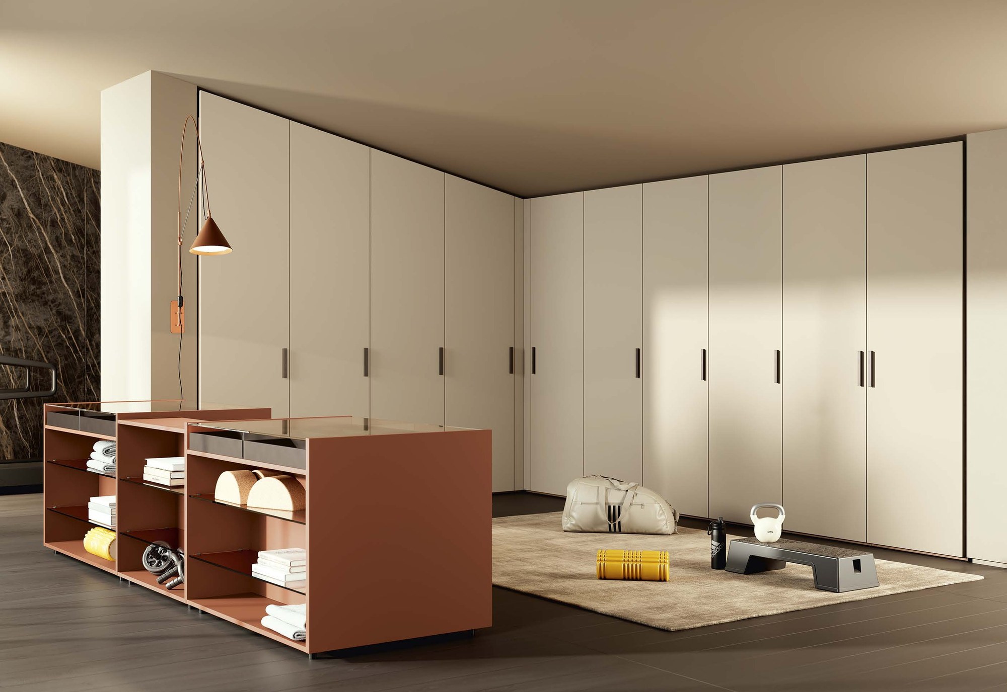 Febal Casa Walk-in wardrobe Pannello — walk-in wardrobe, view 5