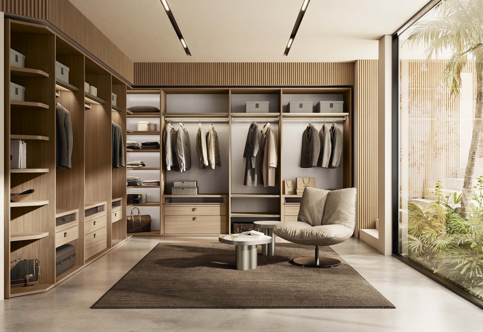 Febal Casa Walk-in wardrobe Pannello — walk-in wardrobe, view 7