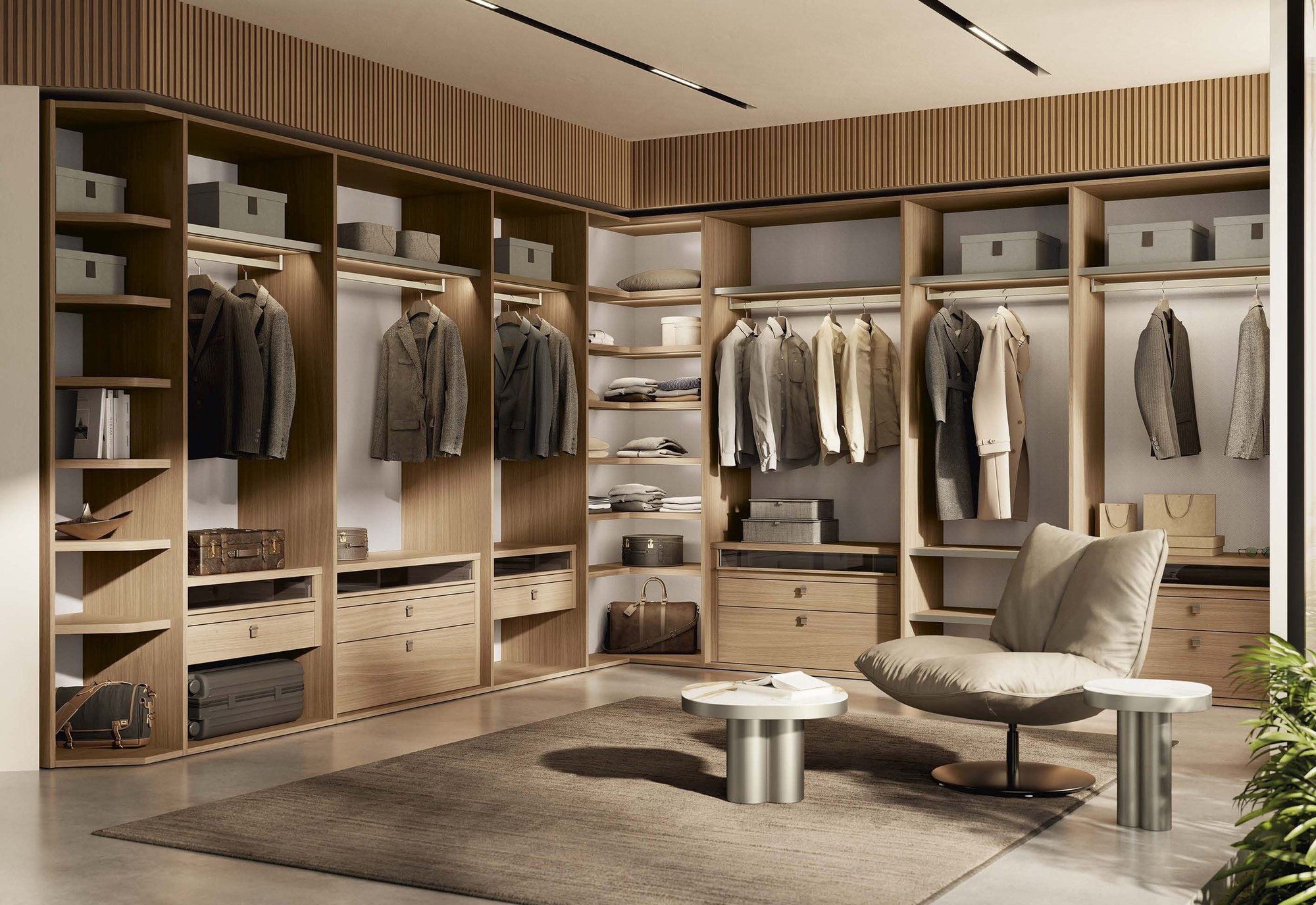 Febal Casa Walk-in wardrobe Pannello — walk-in wardrobe, view 10