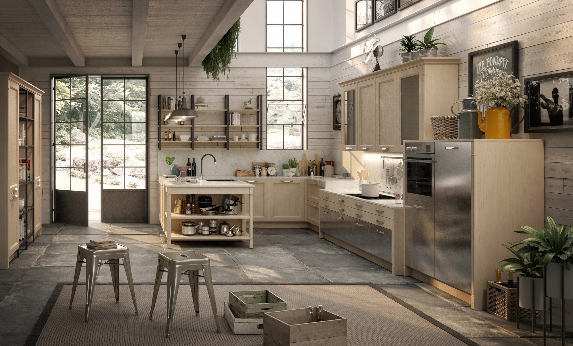 Classic Italian kitchen Gentili Cucine VILLAGE 02