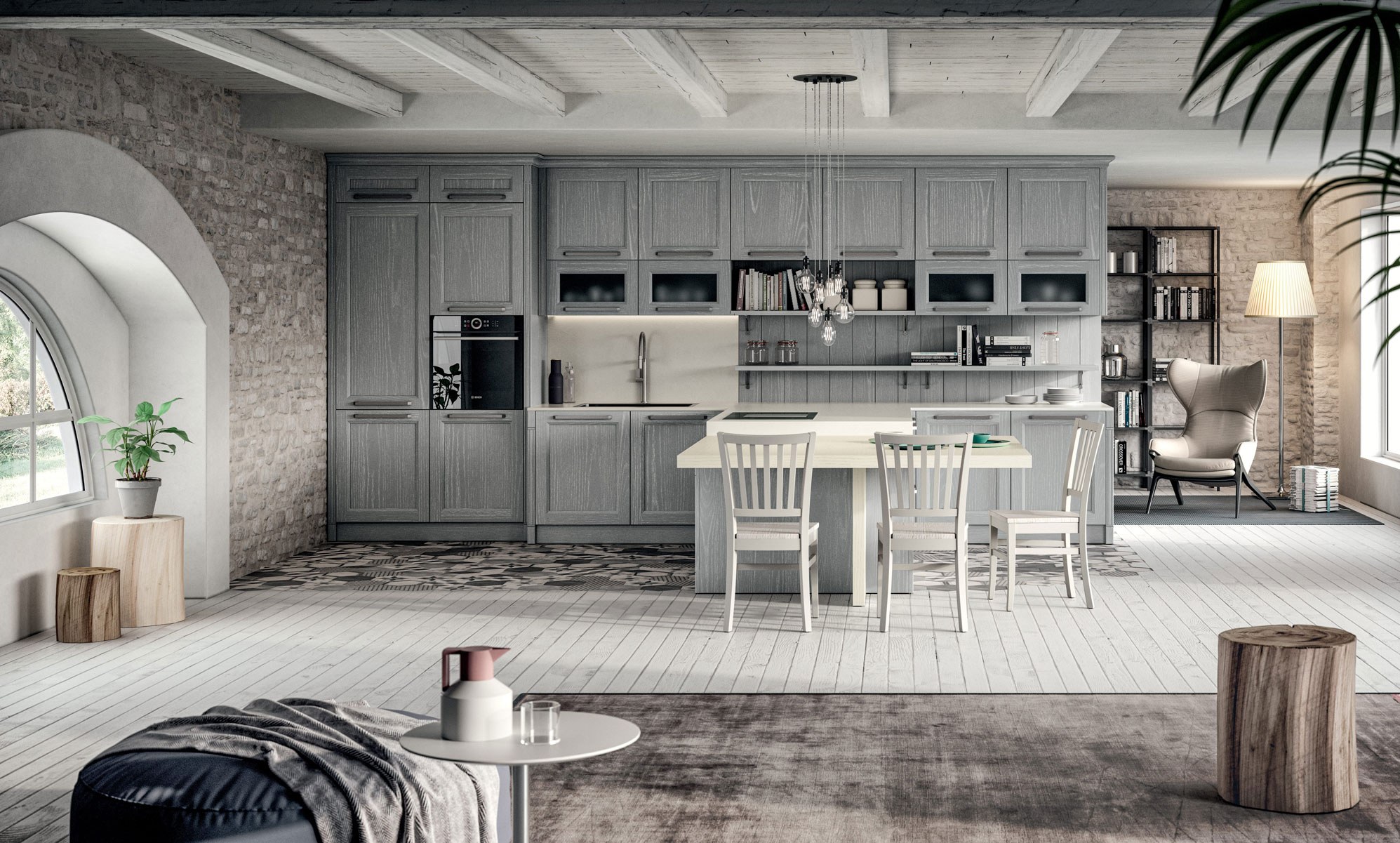 Classic Italian kitchen Gentili Cucine VILLAGE 05