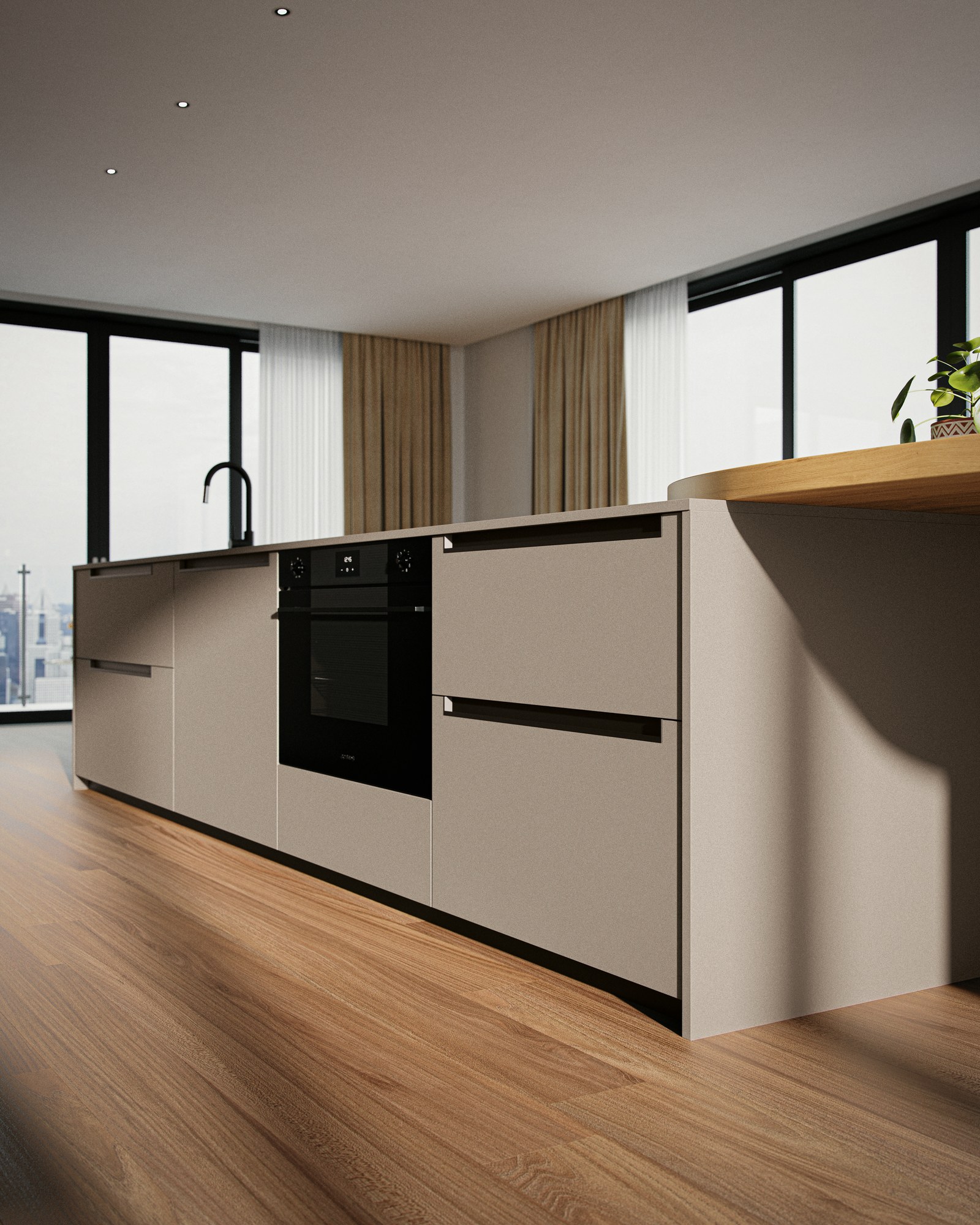 Gentili Cucine Metropolitan Mood — Νησίδα & Φούρνος
