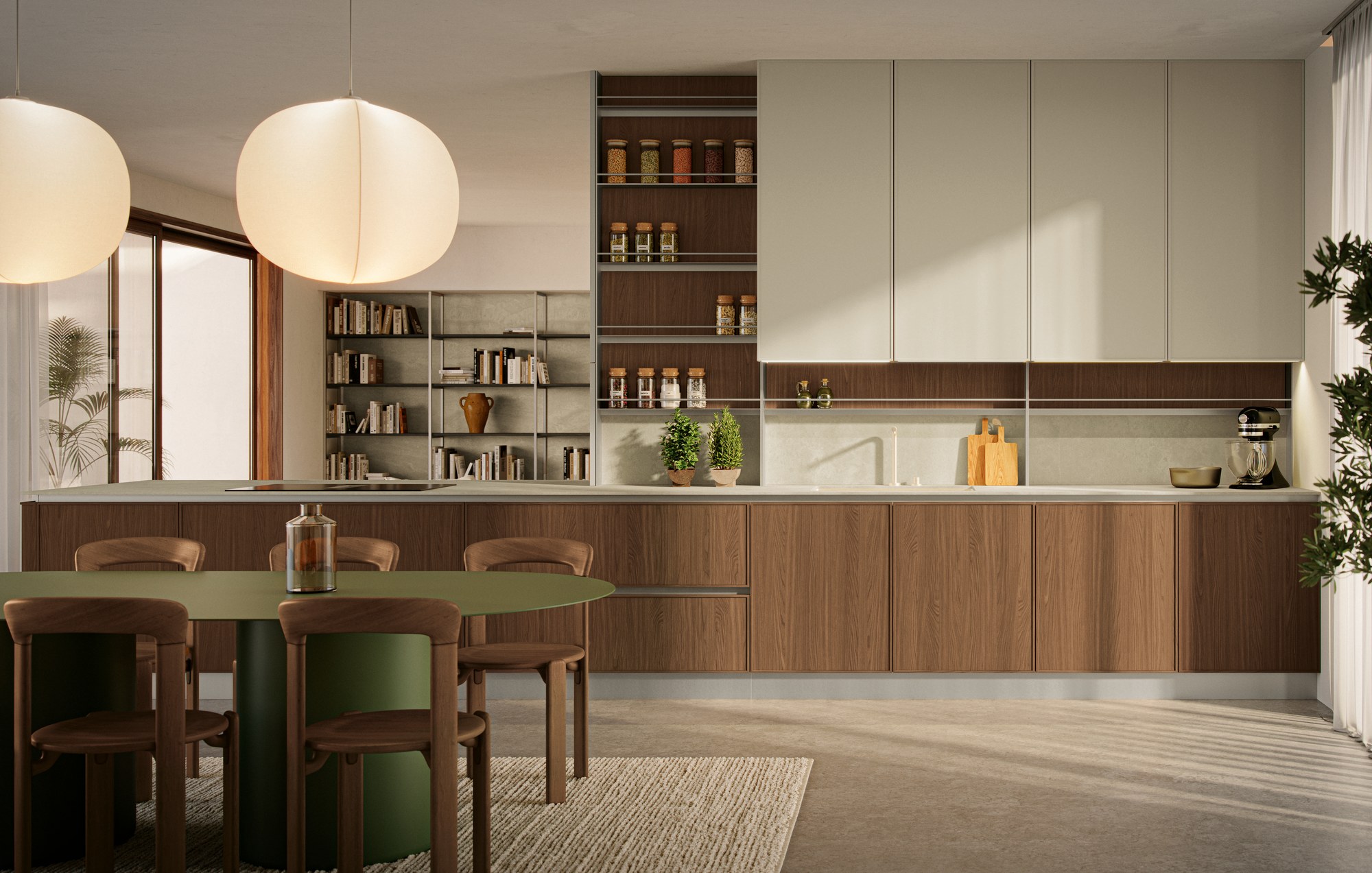 Modern Italian kitchen Gentili Cucine Natural Attitude