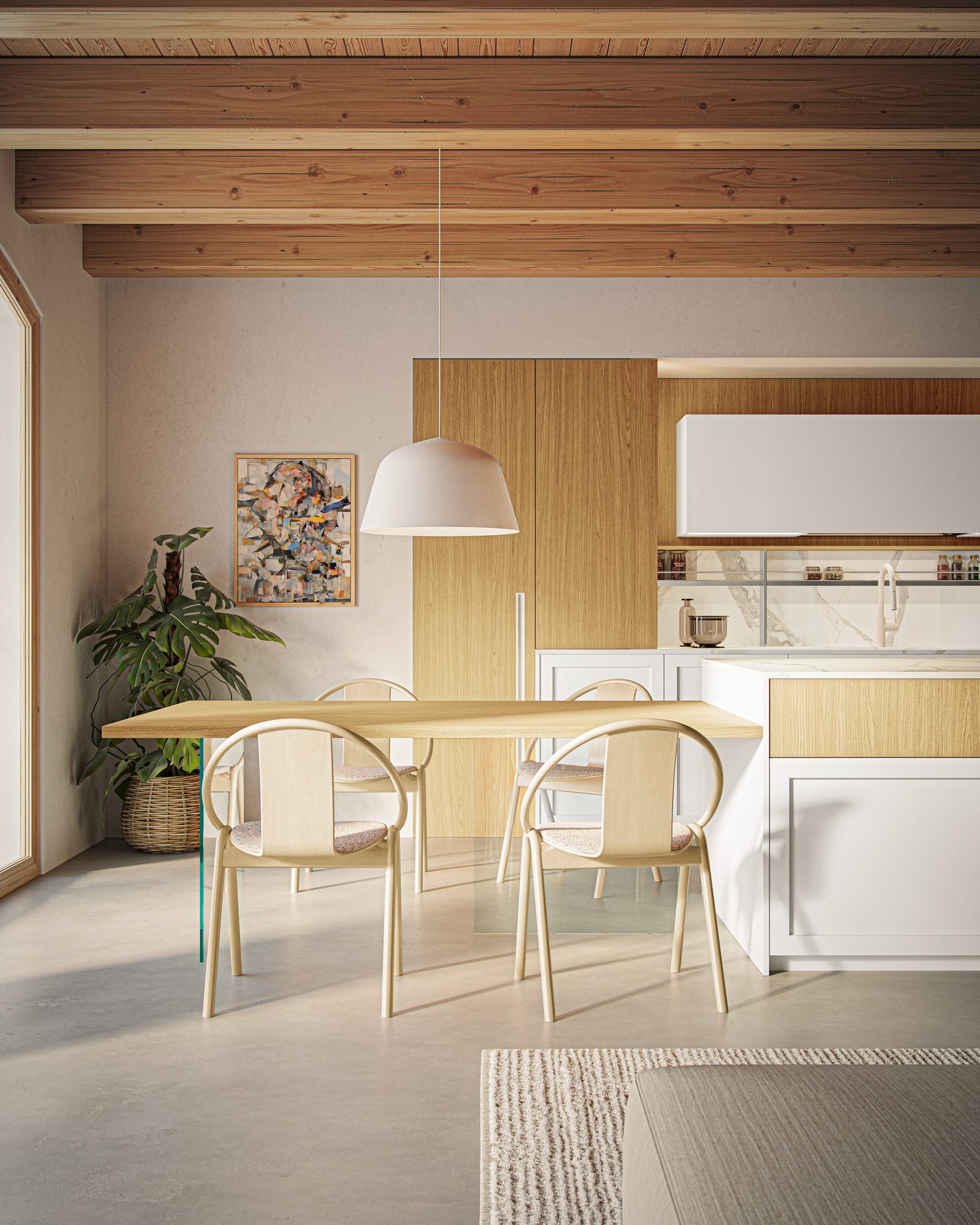 Gentili Cucine Countryside Elegance — Τραπεζαρία & Κουζίνα