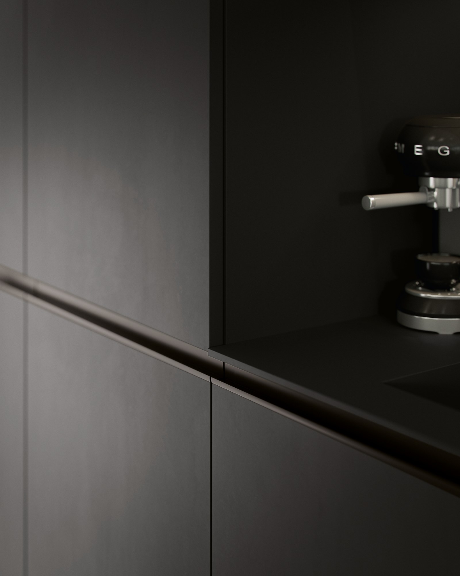 Gentili Cucine Smart Touch — Λεπτομέρεια Λαβής