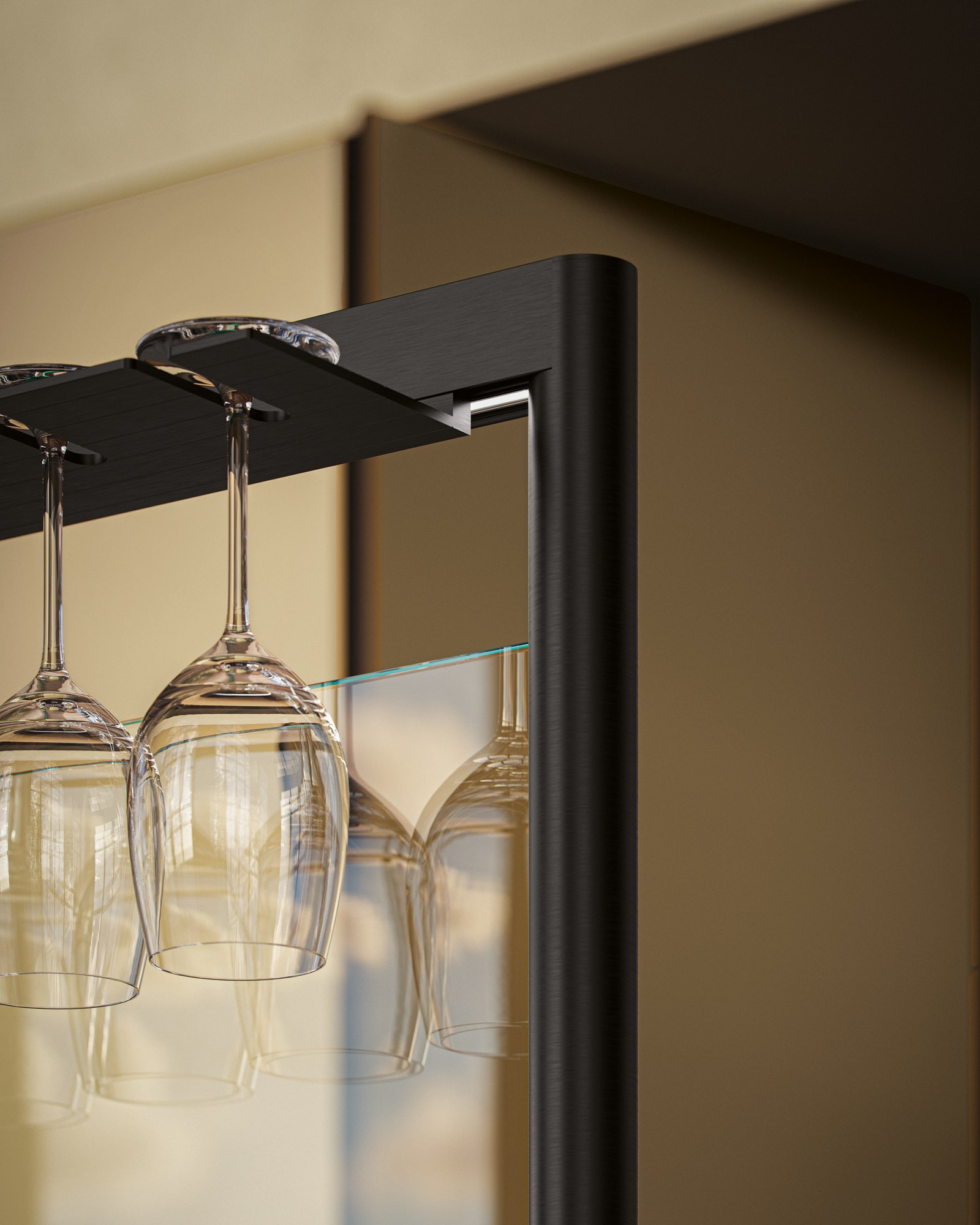 Gentili Cucine Industrial Style — Λεπτομέρεια Βιτρίνας