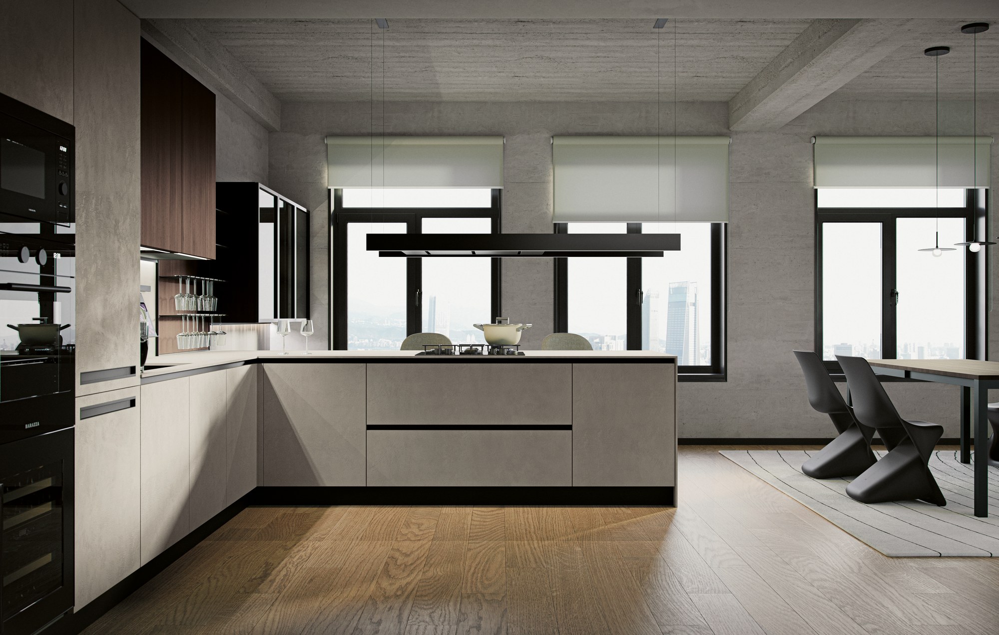 Gentili Cucine Urban Classic — Γωνιακή Σύνθεση