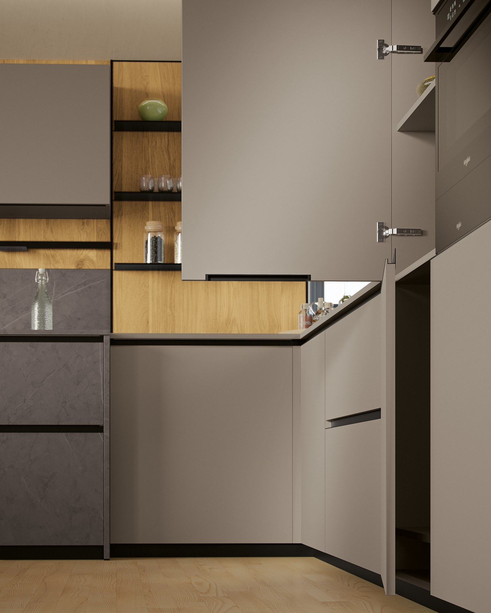 Gentili Cucine Contemporary Flexibility — Γωνιακή Λύση