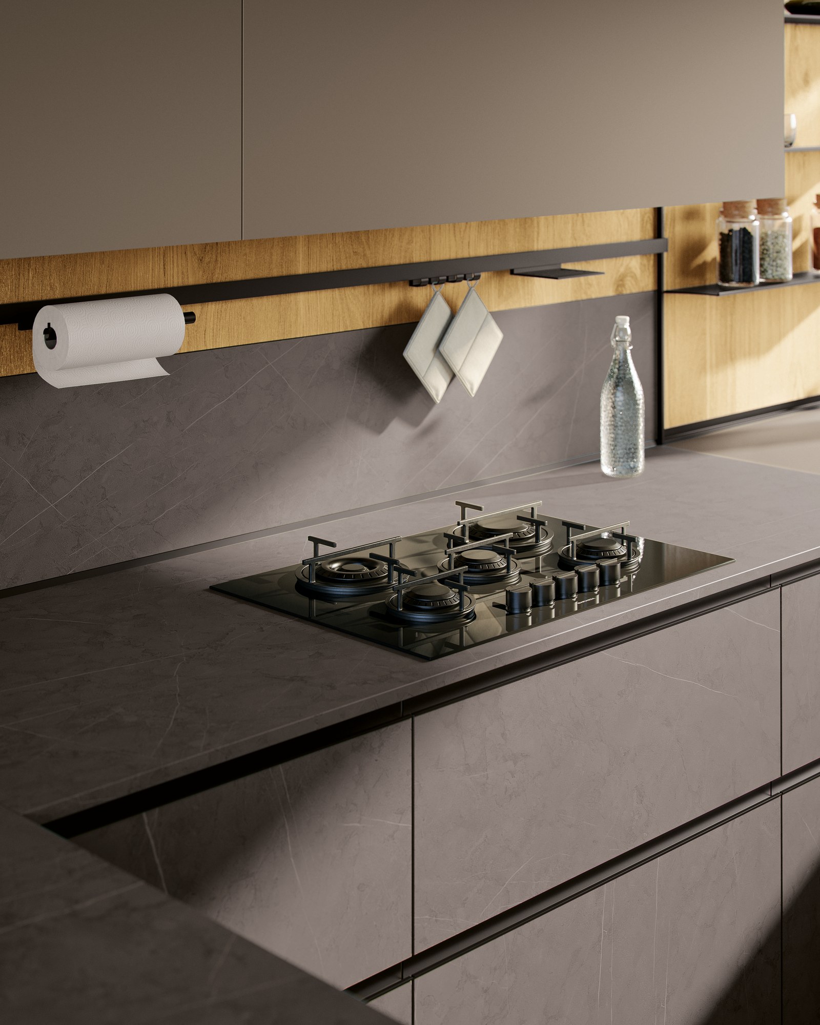 Gentili Cucine Contemporary Flexibility — Πάγκος & Αξεσουάρ