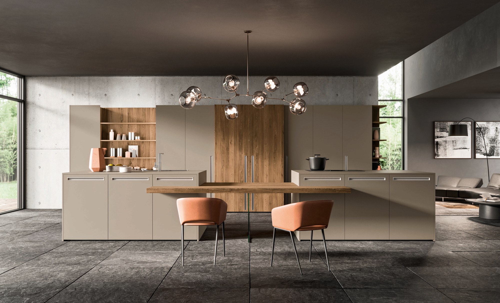 Gentili Cucine T_01 2023 — Νησίδα & Τραπέζι