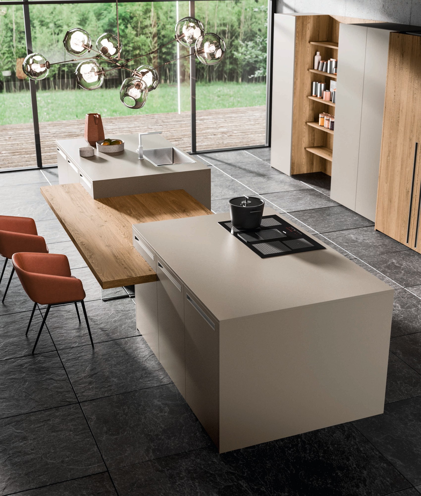 Gentili Cucine T_01 2023 — Νησίδα & Εστίες