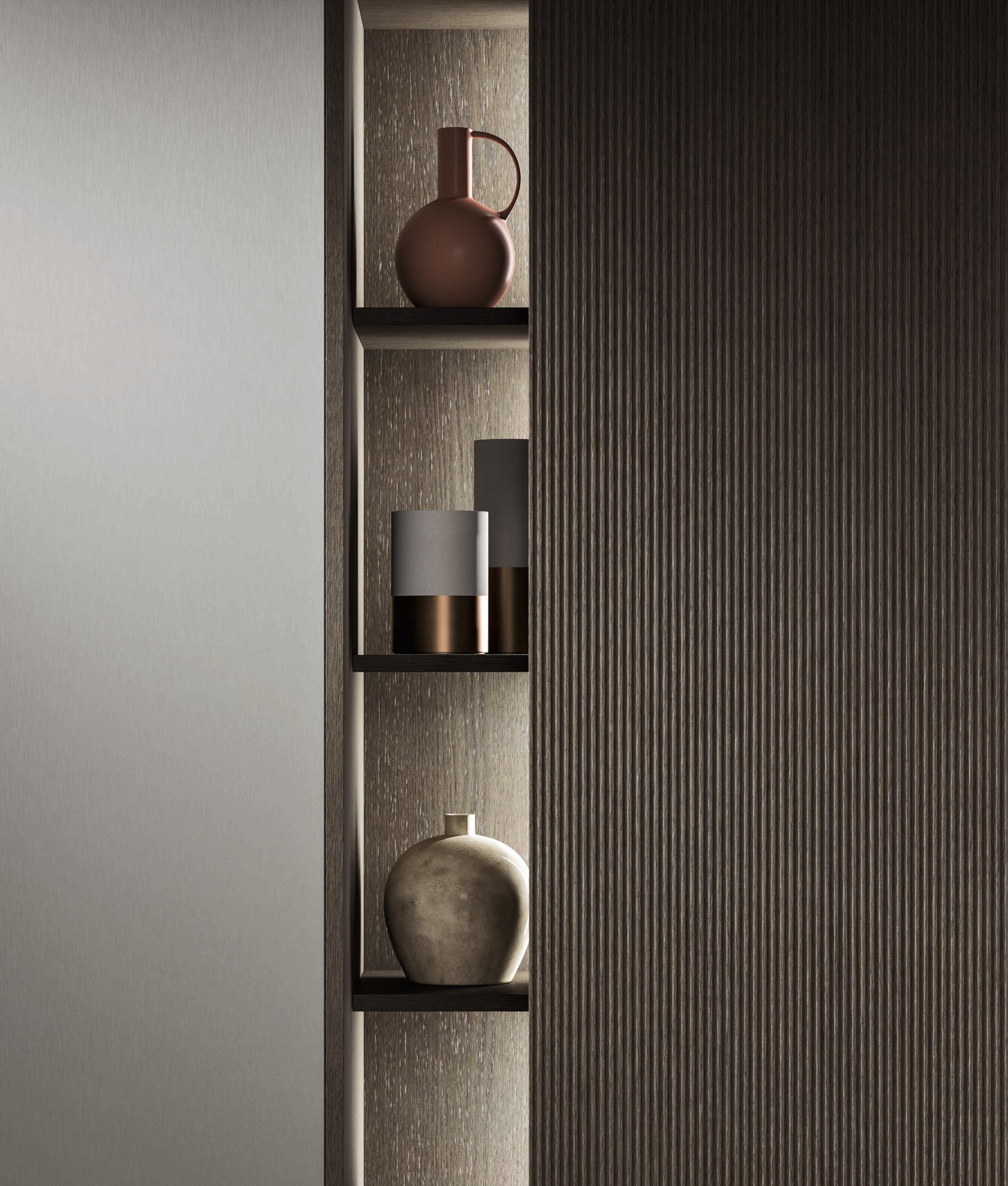 Gentili Cucine T_02 2023 — Λεπτομέρεια Ραφιών