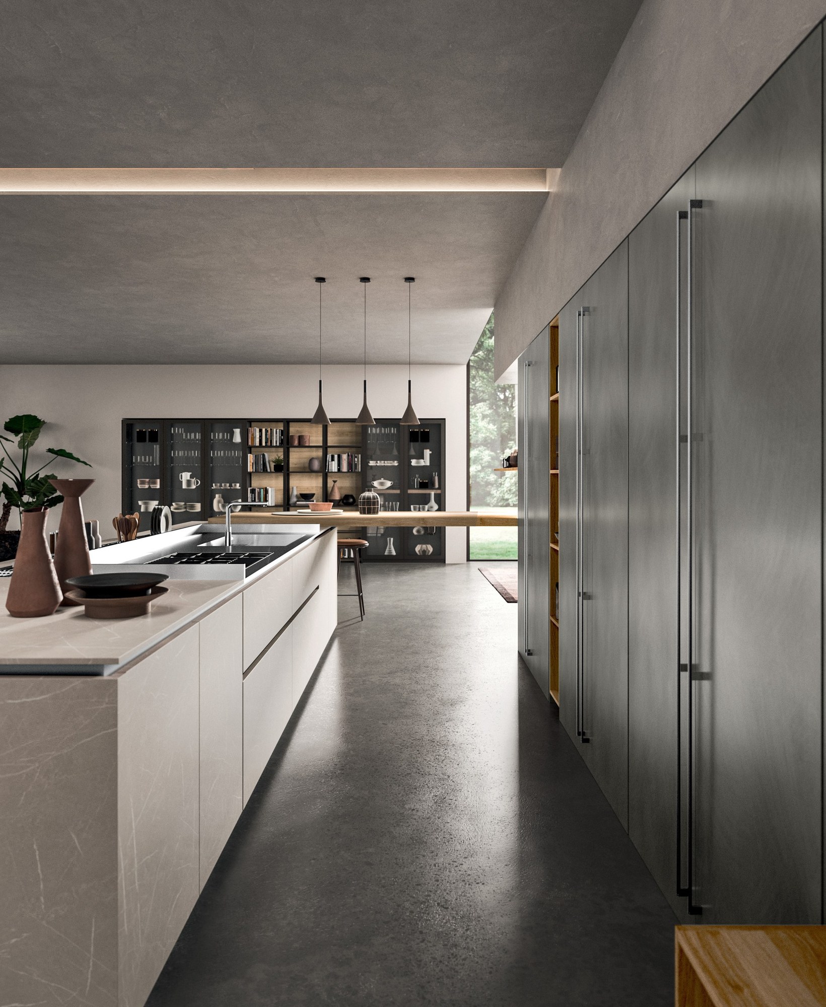 Gentili Cucine T_03 — Νησίδα σε Προοπτική