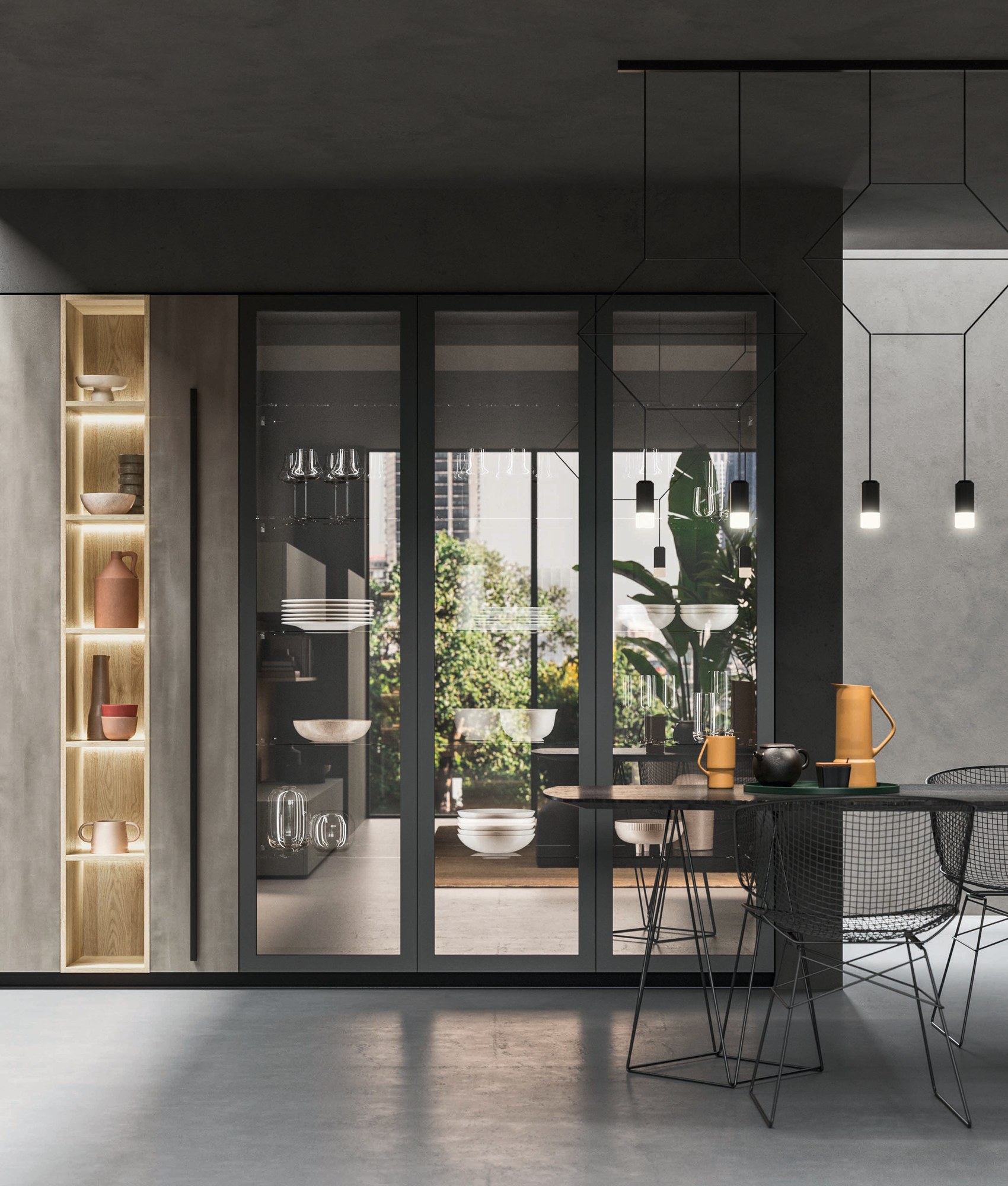 Gentili Cucine T_03 2023 — Γυάλινες Βιτρίνες