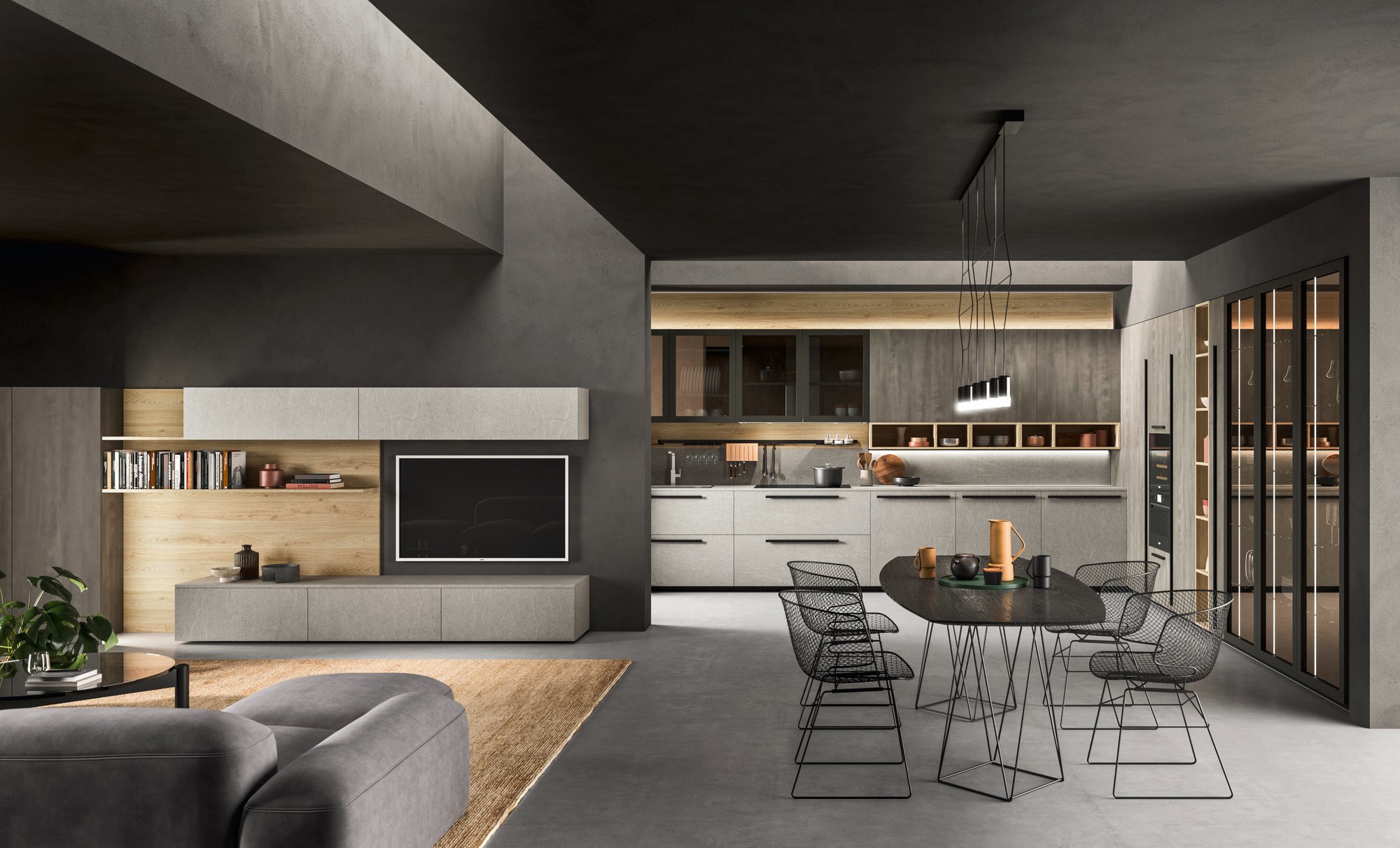 Modern Italian kitchen Gentili Cucine T_03 2023