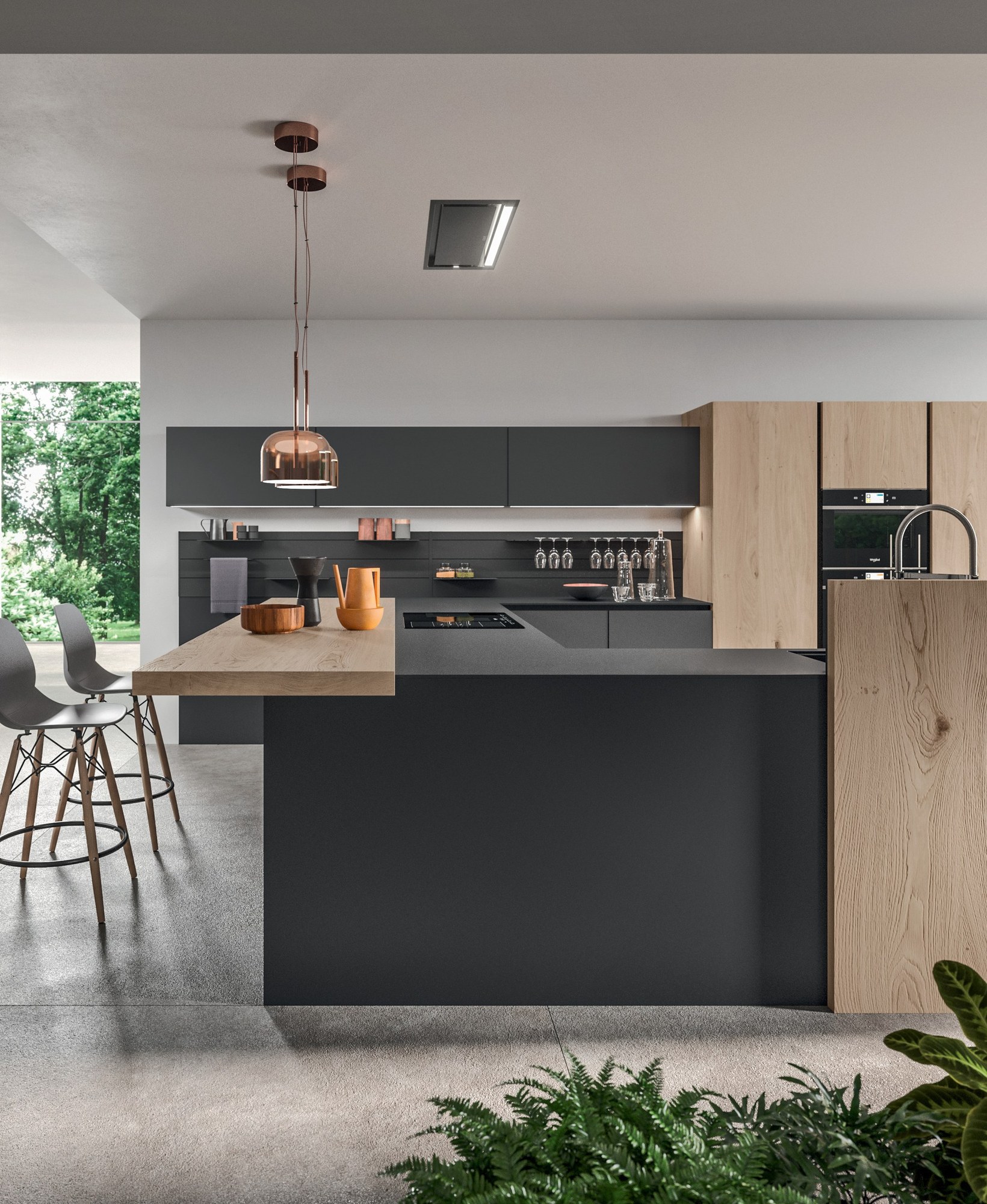 Gentili Cucine T_04 — Νησίδα & Snack