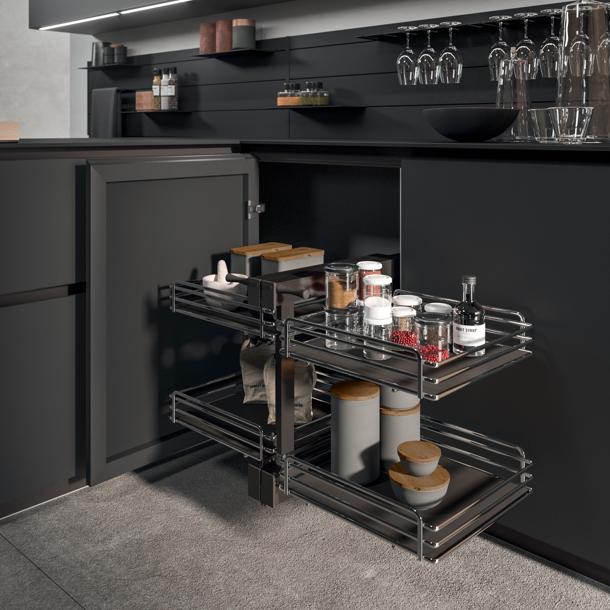 Gentili Cucine T_04 — Μηχανισμοί Αποθήκευσης