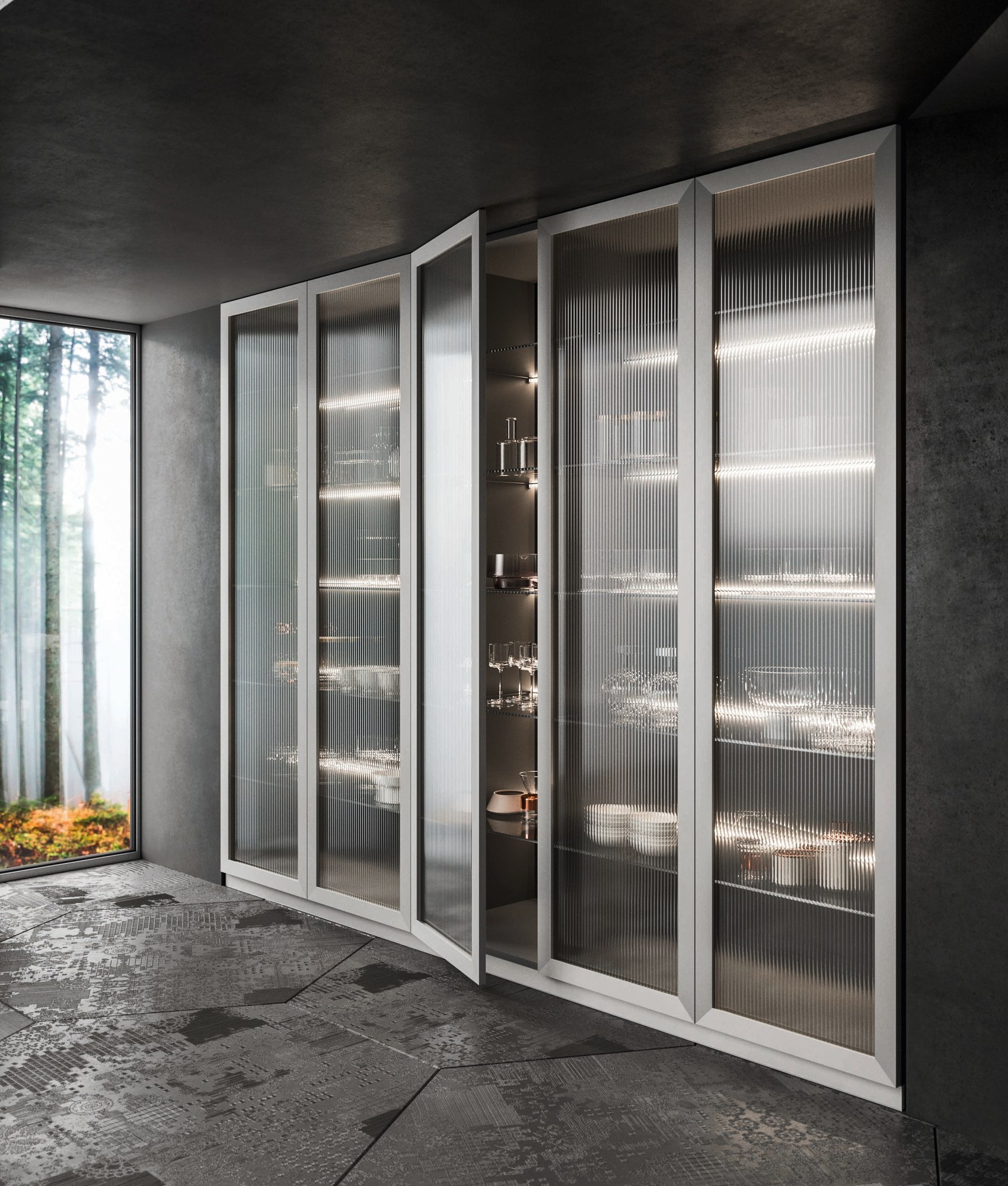 Gentili Cucine T_04 2023 — Γυάλινες Στήλες