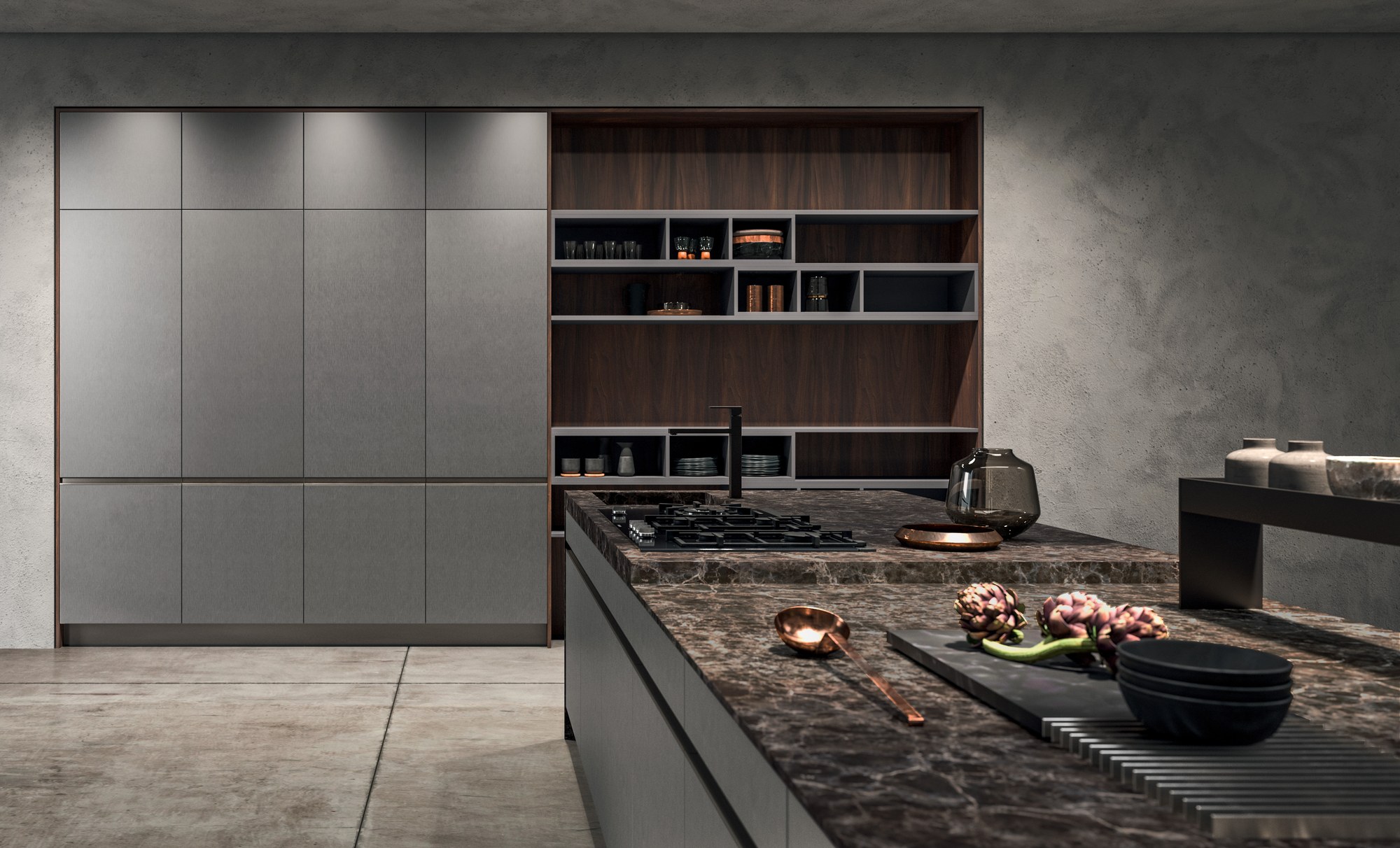 Gentili Cucine T_05 — Κουζίνα & Νησίδα