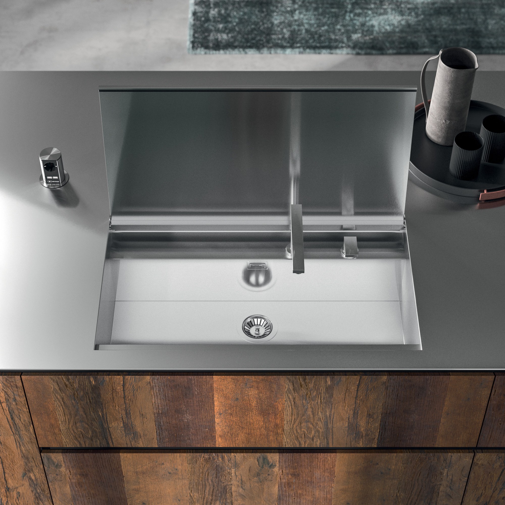 Gentili Cucine T_07 — Κρυφός Νεροχύτης
