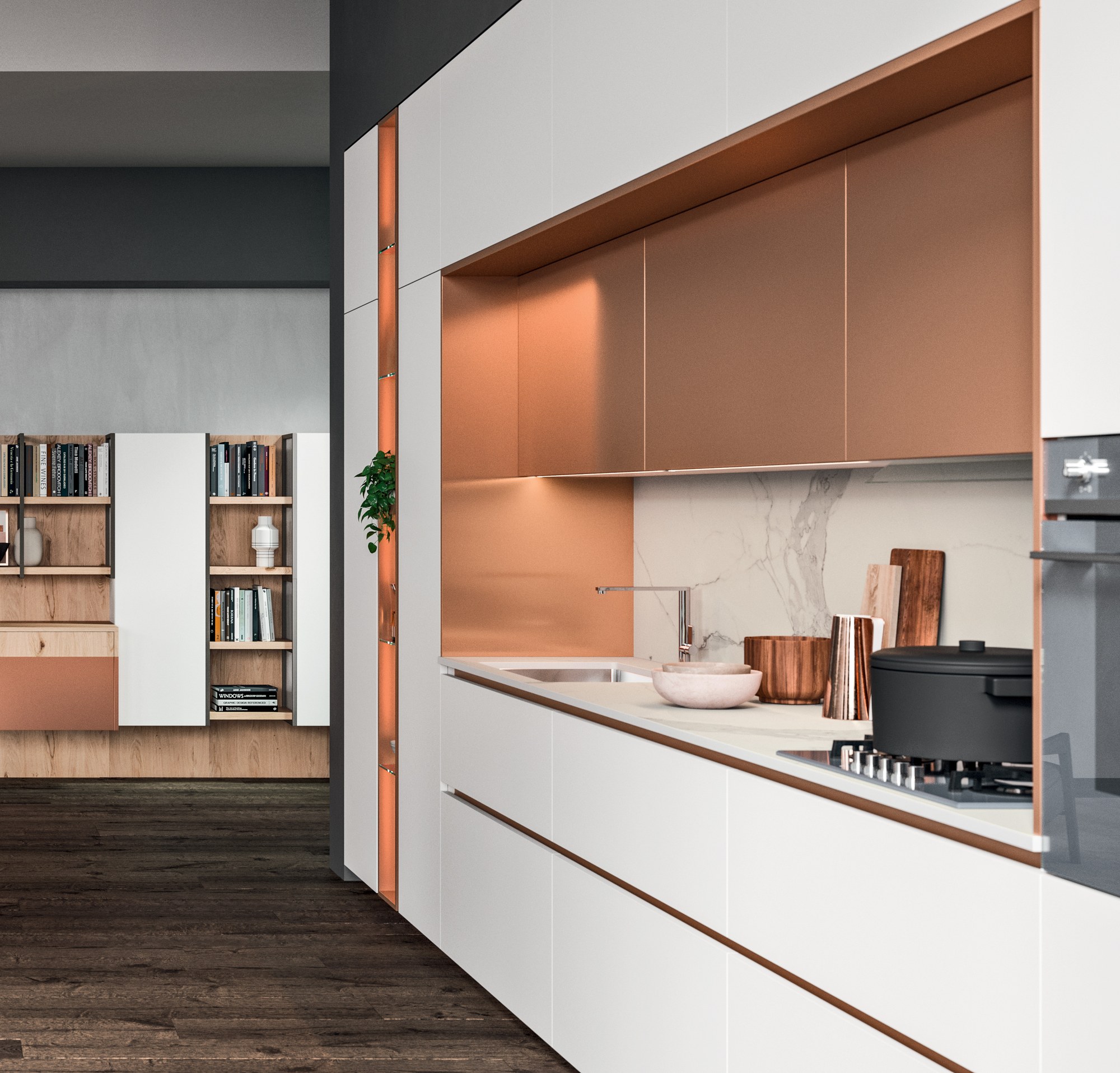 Gentili Cucine T_08 — Γραμμική Σύνθεση