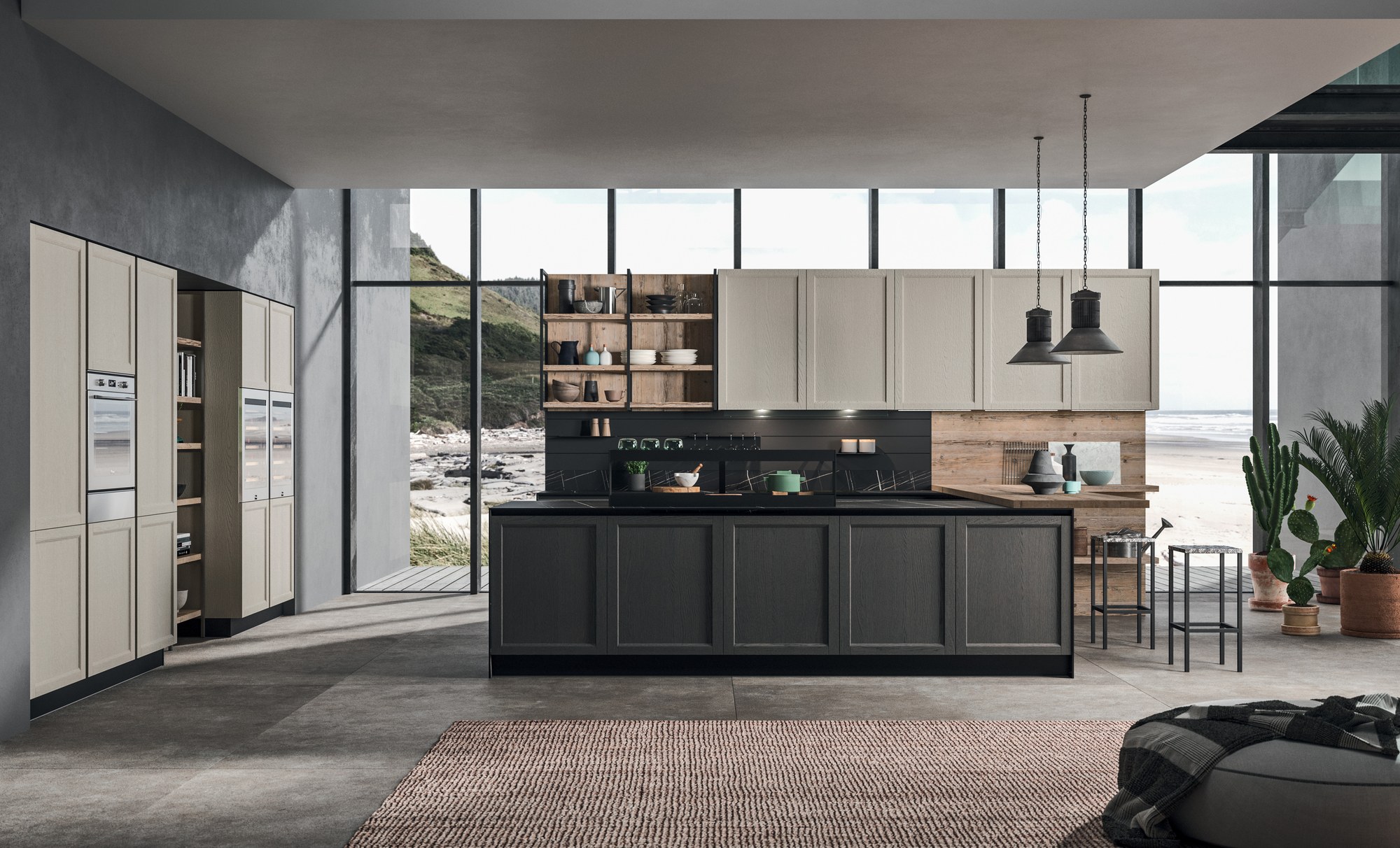 Gentili Cucine T_10 — Κουζίνα & Νησίδα