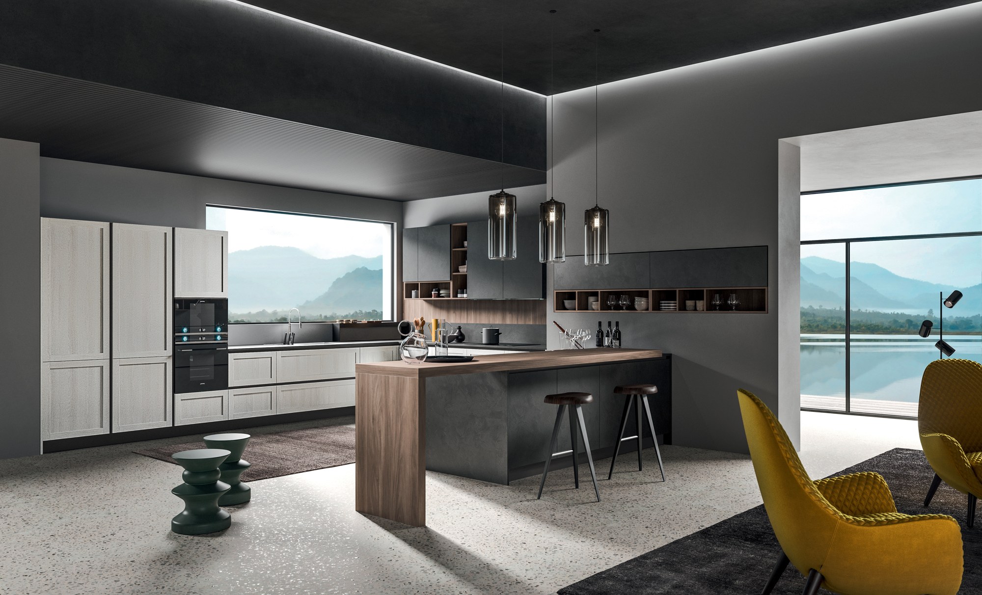 Gentili Cucine T_12 — Κουζίνα & Living
