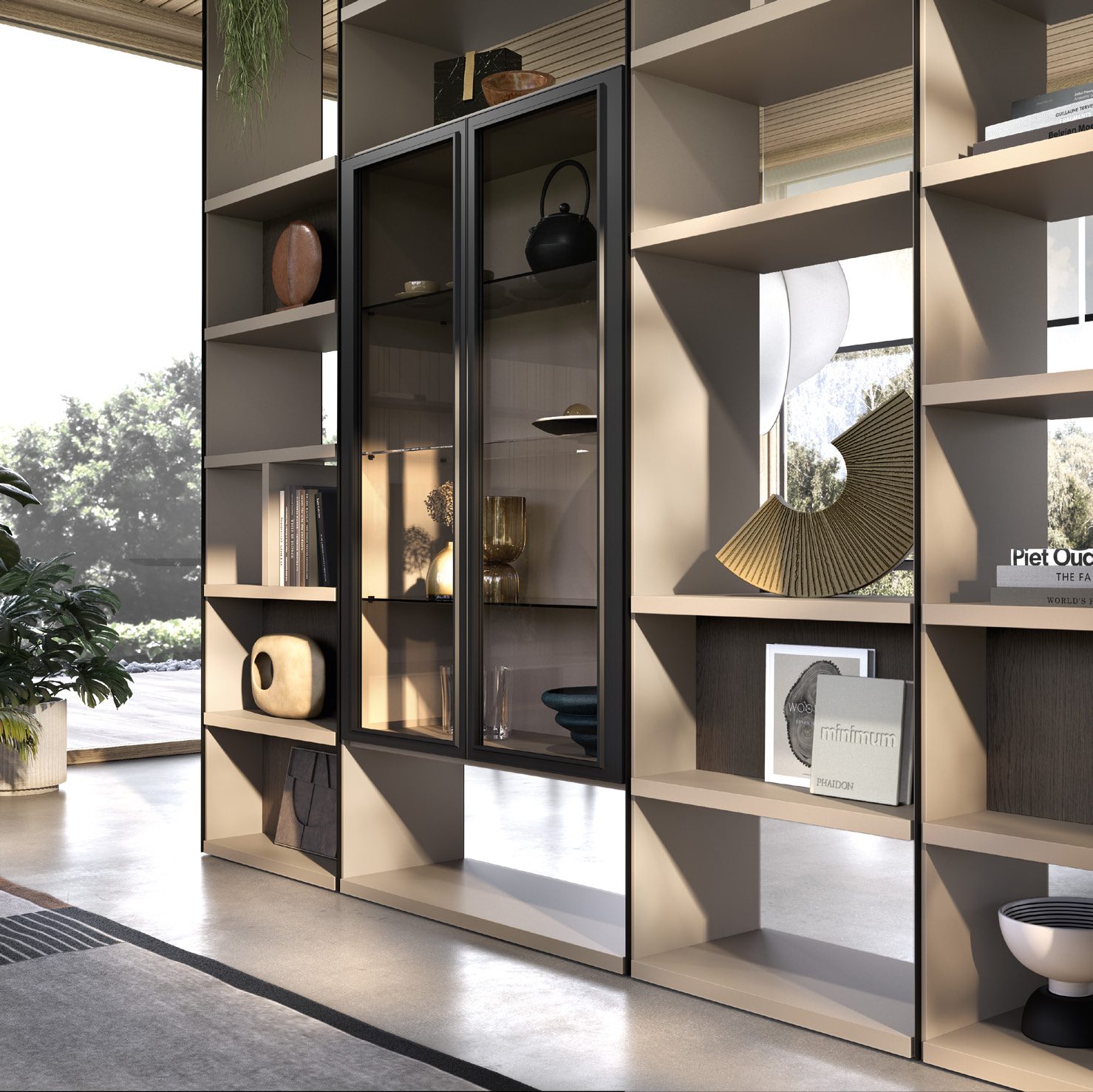 GF Interiors HOUSE OF FLUTE — Ανοιχτά Ράφια