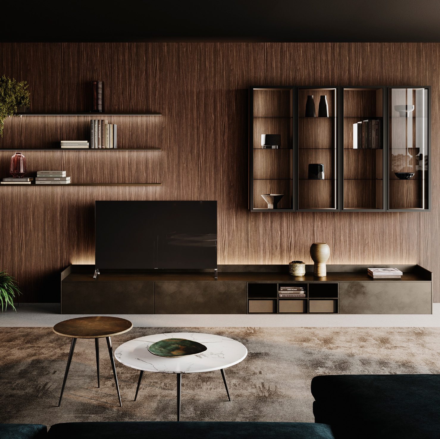 GF Interiors HOUSE OF PIANO — Βιβλιοθήκη