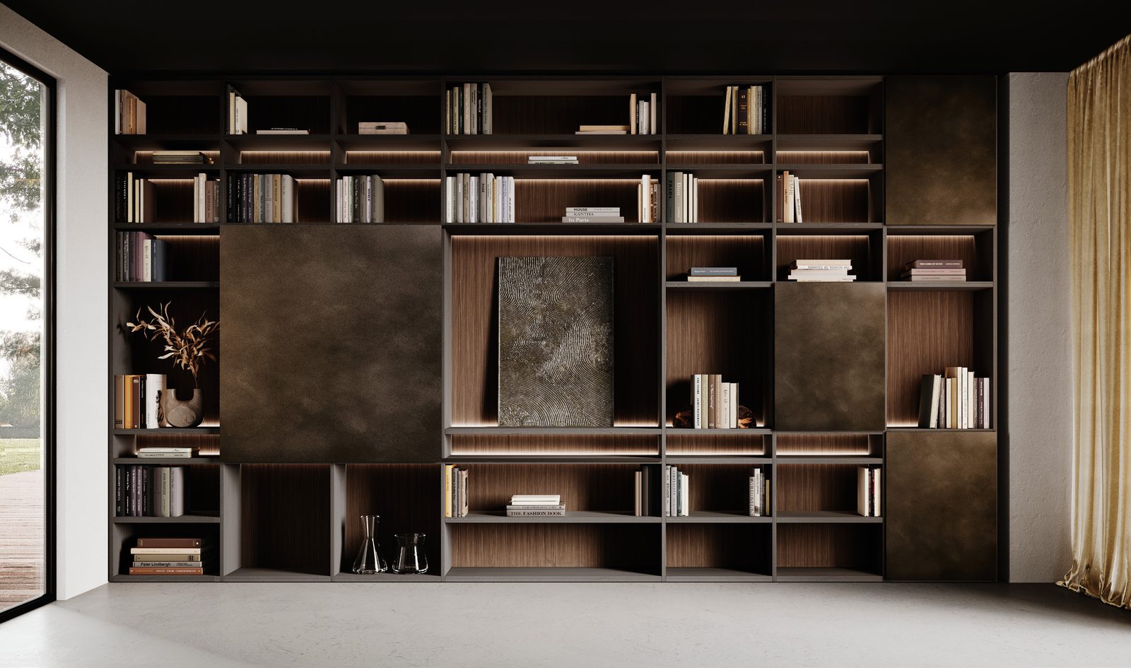 GF Interiors HOUSE OF PIANO — Σύνθεση Τοίχου
