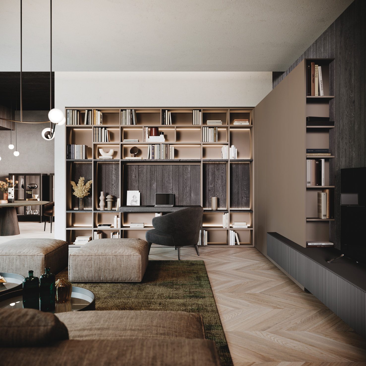 GF Interiors HOUSE OF VOCALS — Shelves & Detail