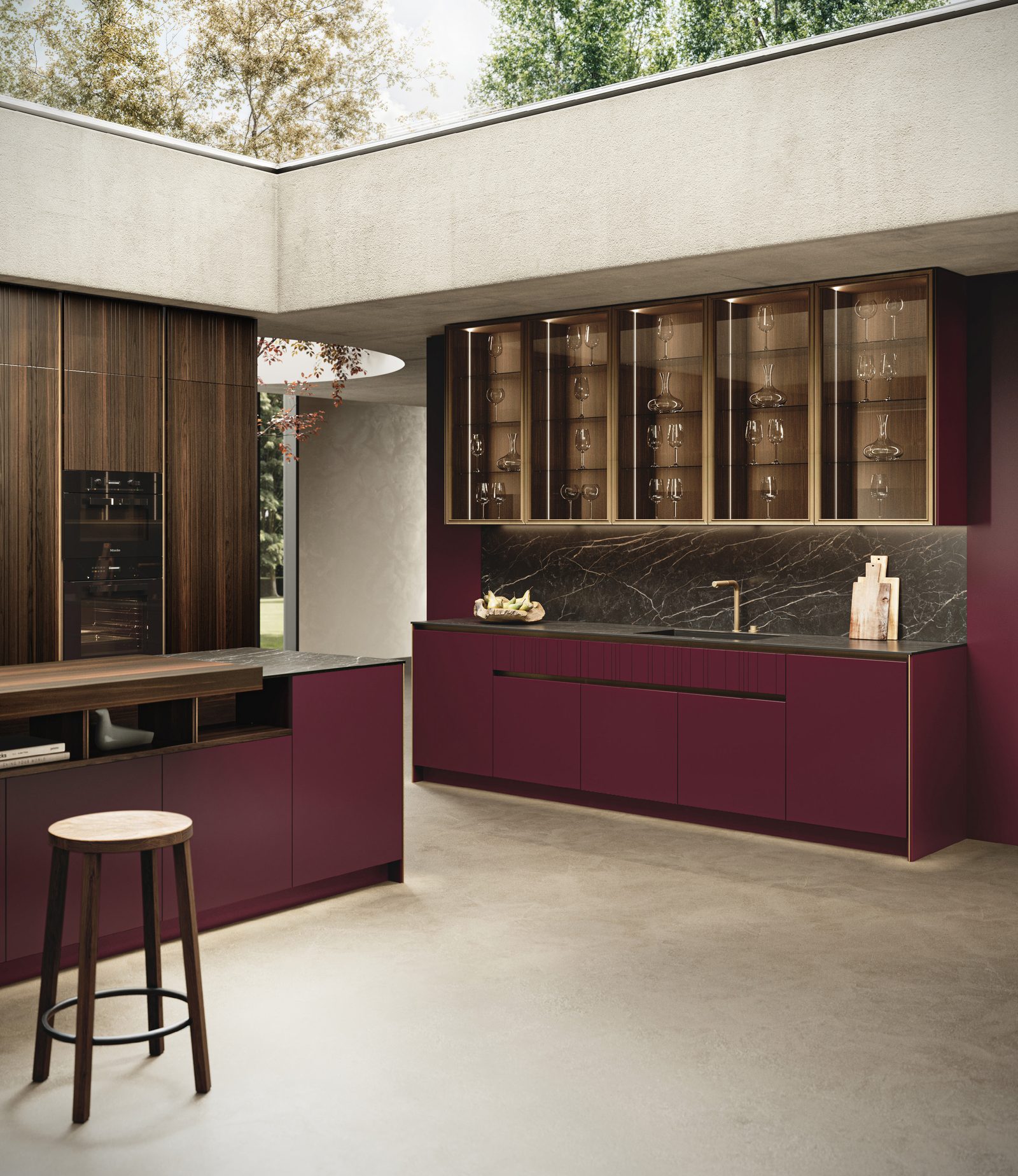 GF Interiors FLAT CRIMSON LAKE — Χερσόνησος