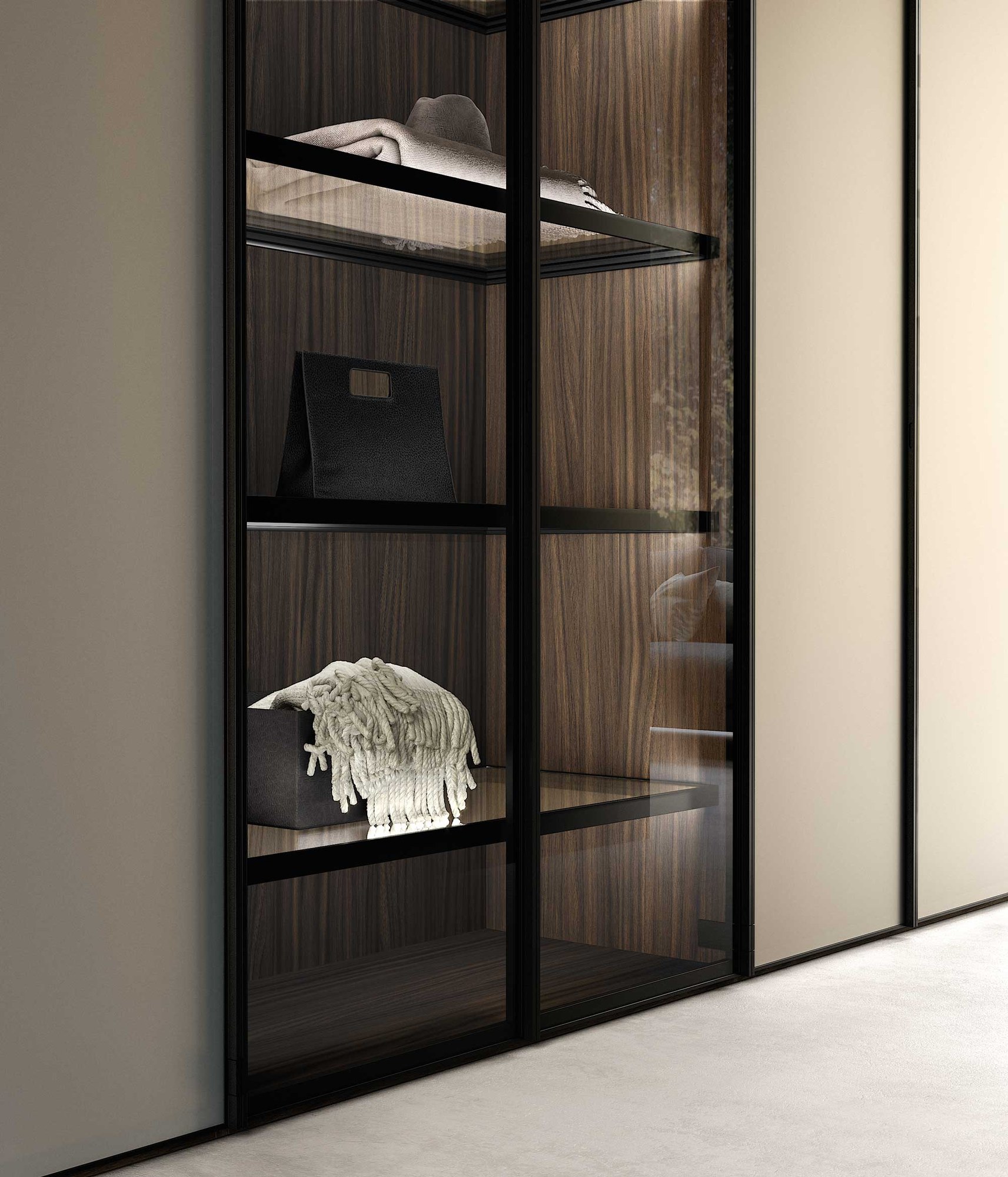 GF Interiors Shine — Ερμάριο Shine — λεπτομέρεια