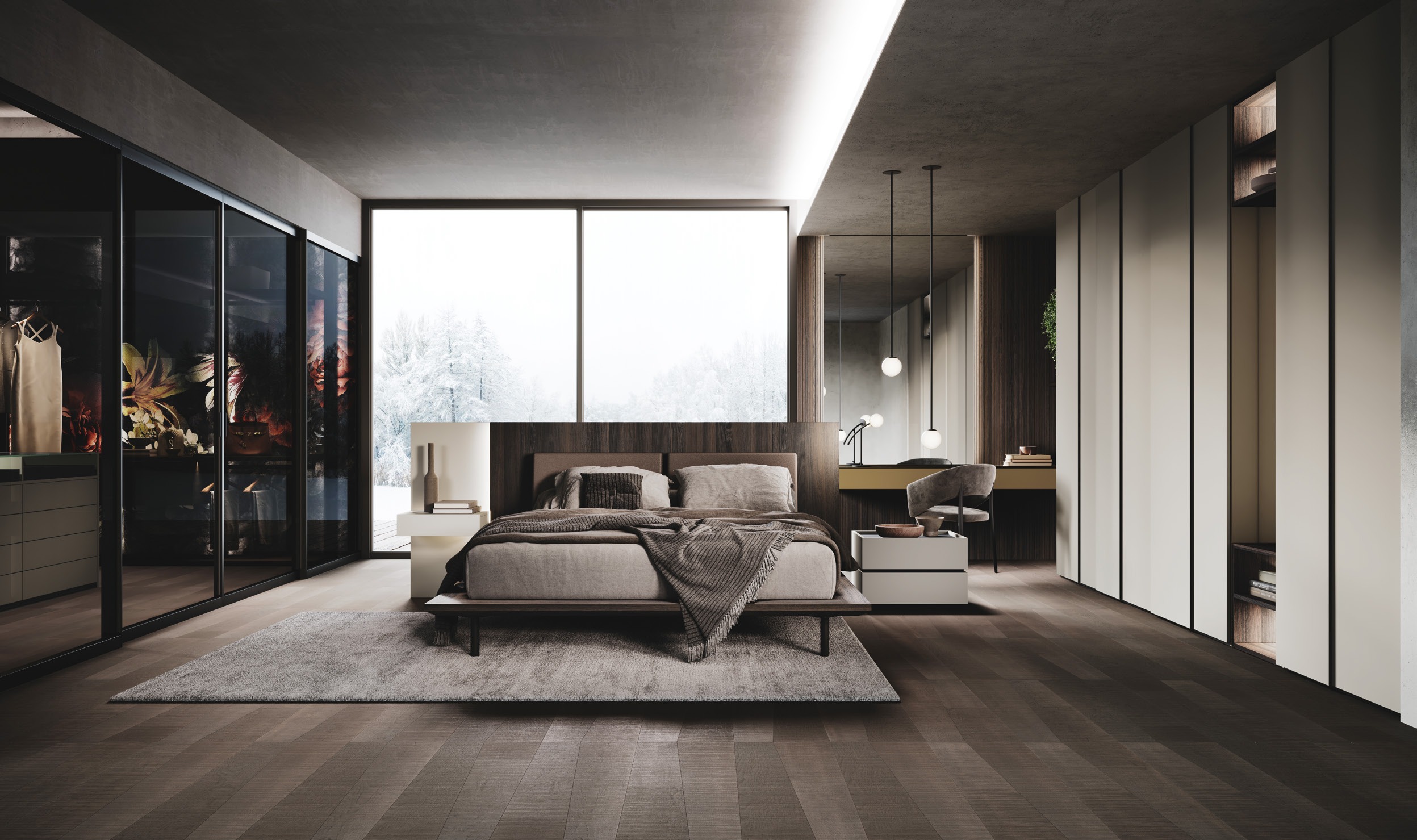 GF Interiors Wave — Wave cabinet — a play of light and shadow across the frontali.