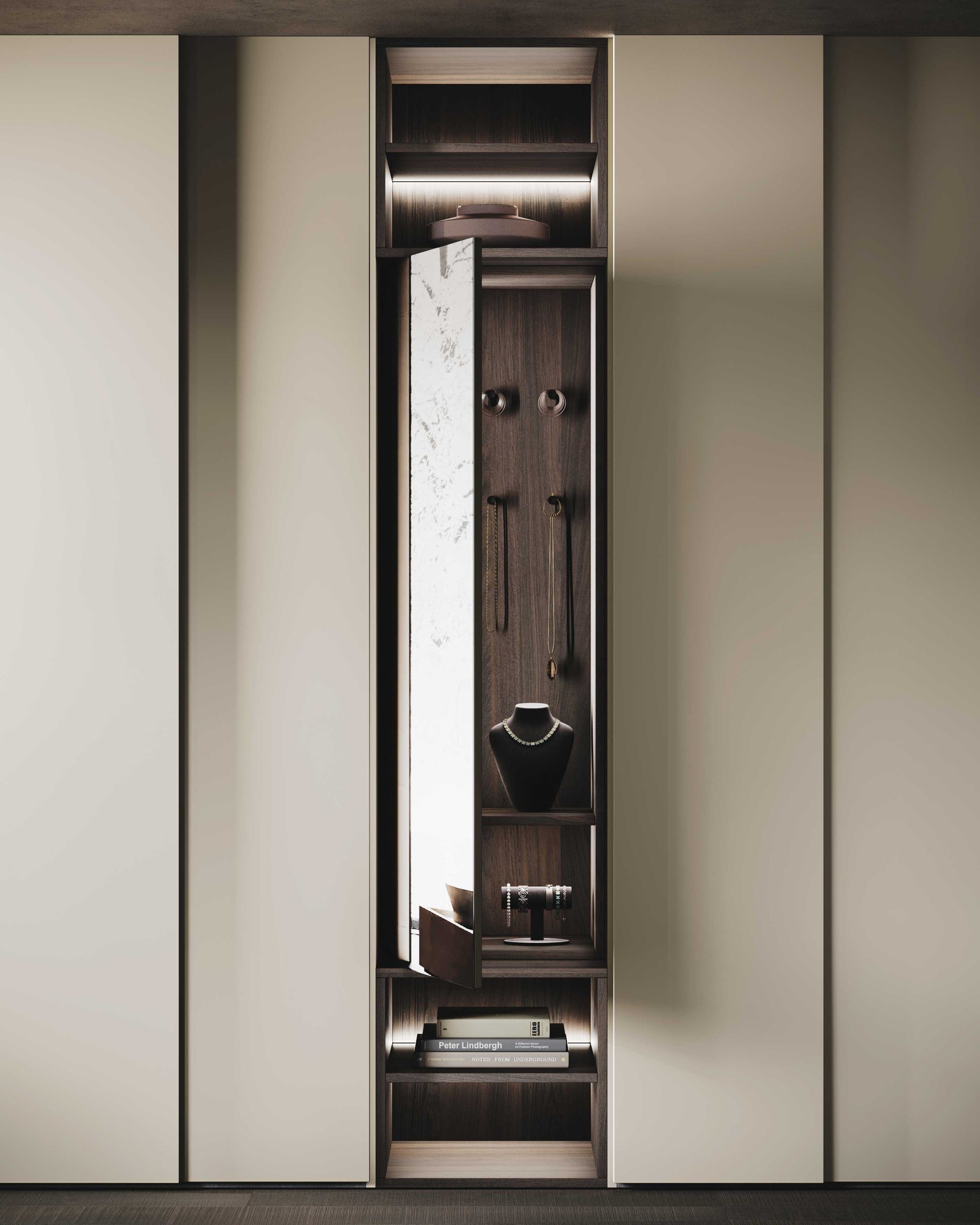 GF Interiors Wave — Wave cabinet — Vertical detail