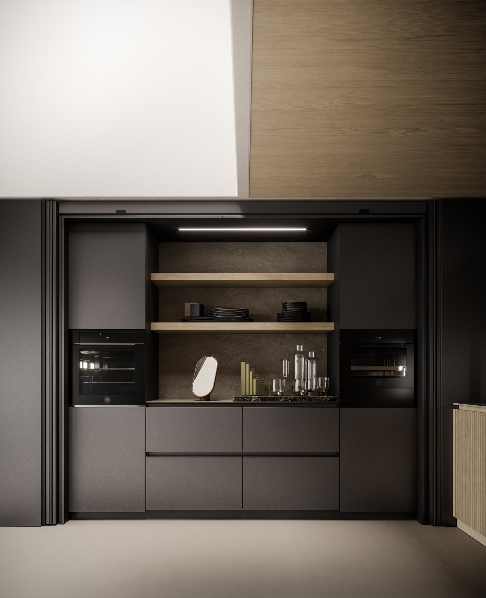Pedini Cucine Arkè — Λεπτομέρεια υλικού