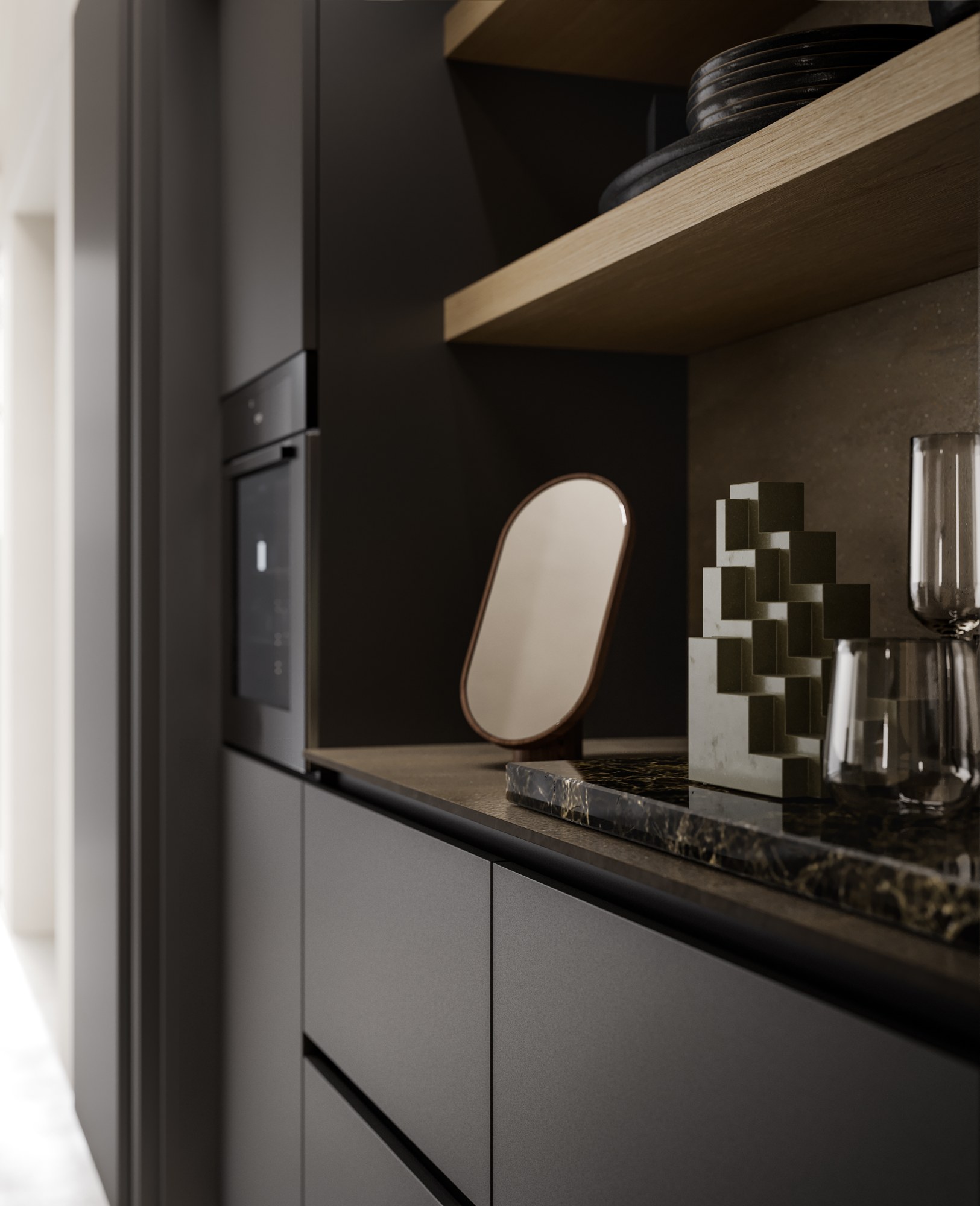 Pedini Cucine Arkè — Κάθετη λεπτομέρεια