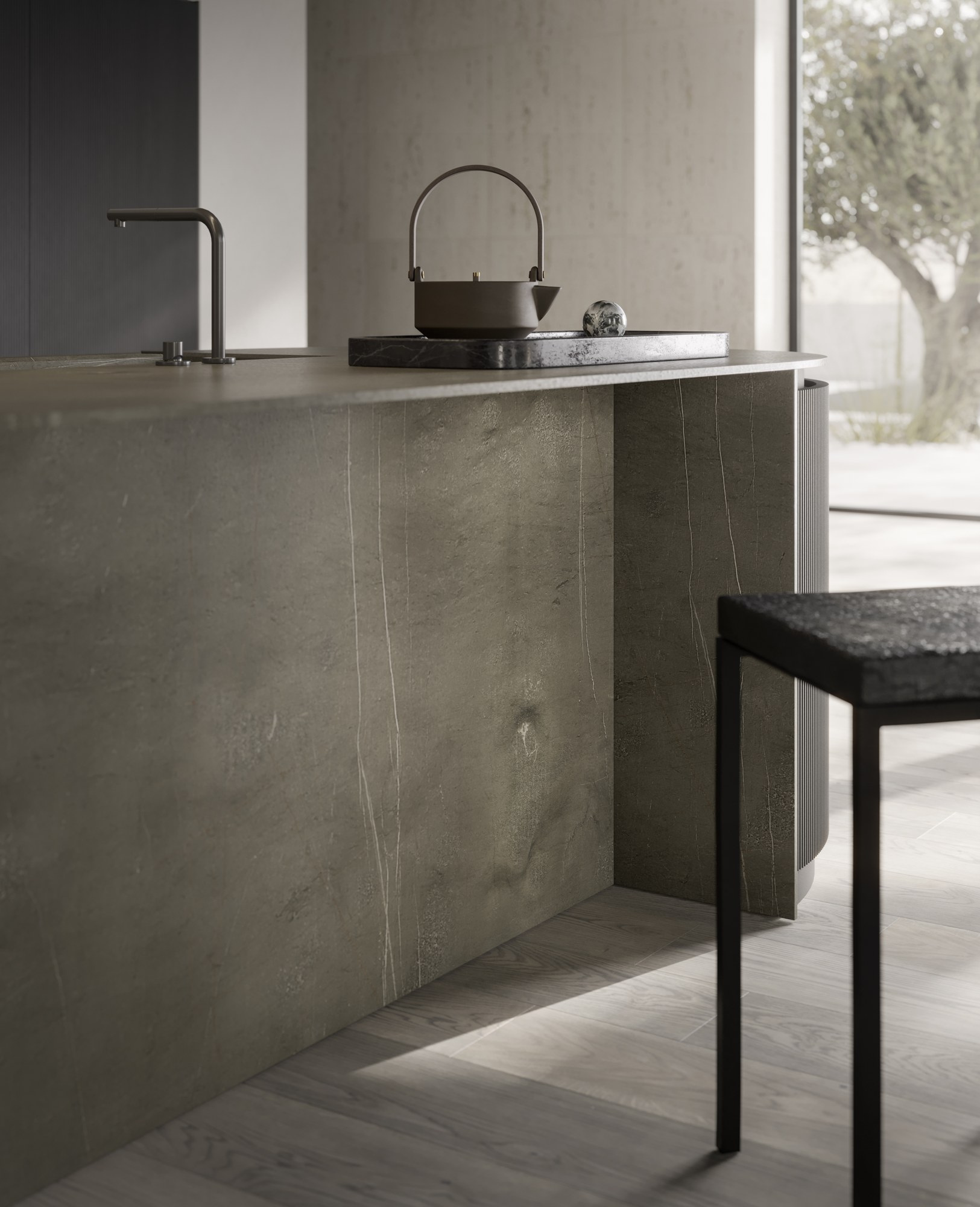 Pedini Cucine Arkè Shape — Island with a View