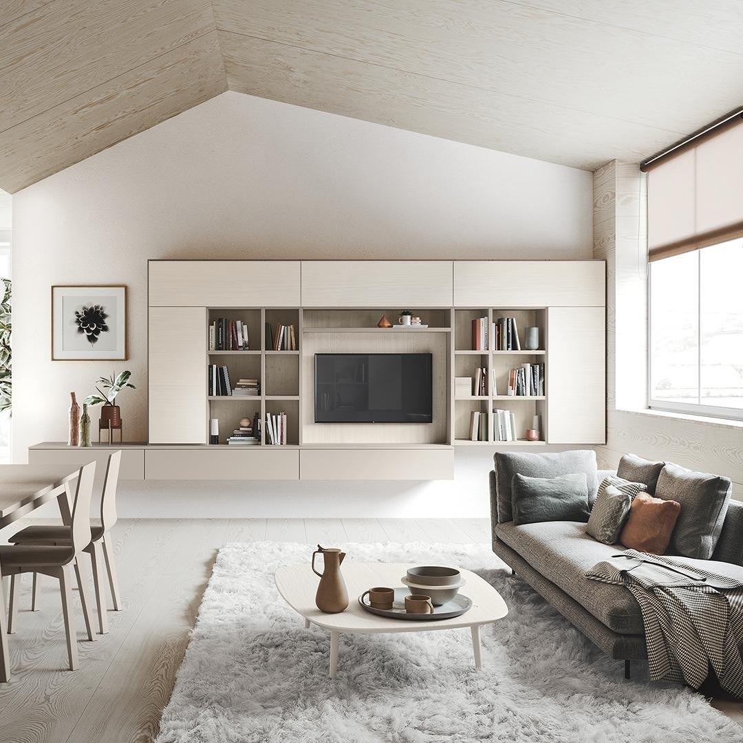 Scandola Mobili M10 – Ambienti Living — Living room composition — General view