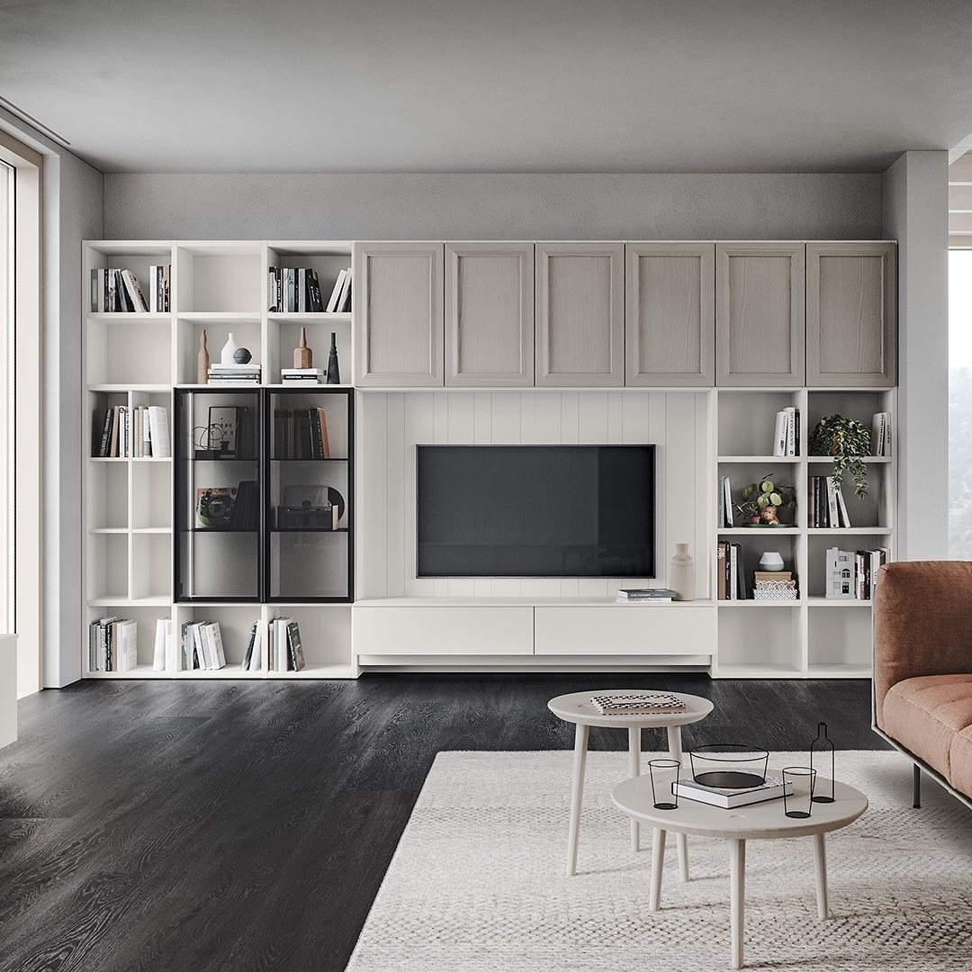 Scandola Mobili M10 – Ambienti Living — Living room composition — General view