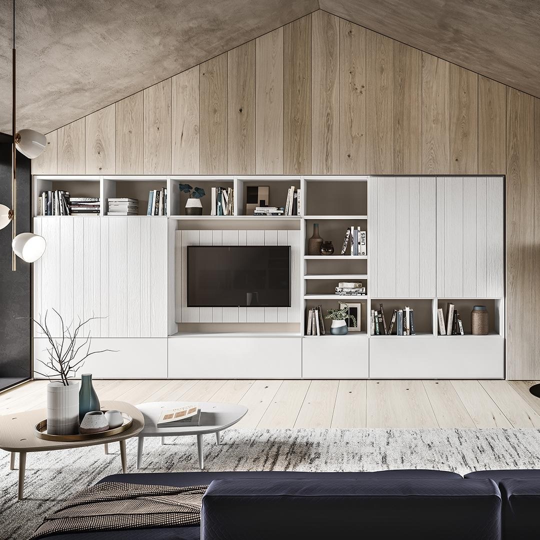 Scandola Mobili M10 – Ambienti Living — Living room composition — General view