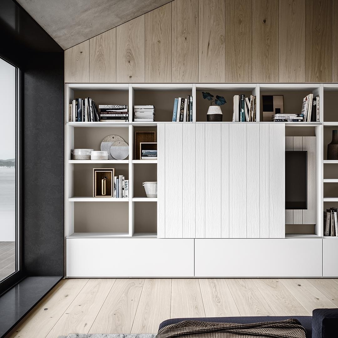 Scandola Mobili M10 – Ambienti Living — Living room composition — General view
