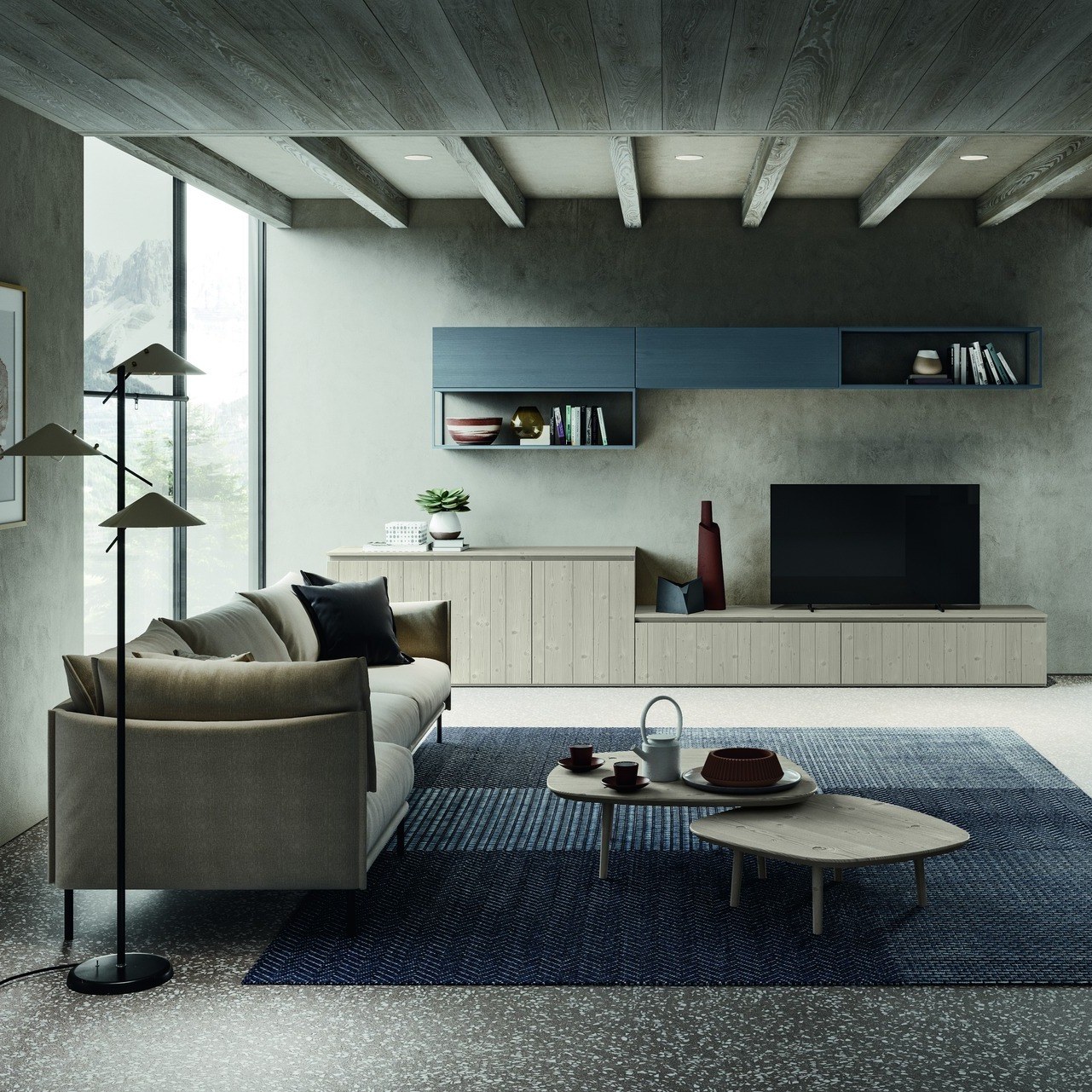 Scandola Mobili M10 – Ambienti Living — Living room composition — General view