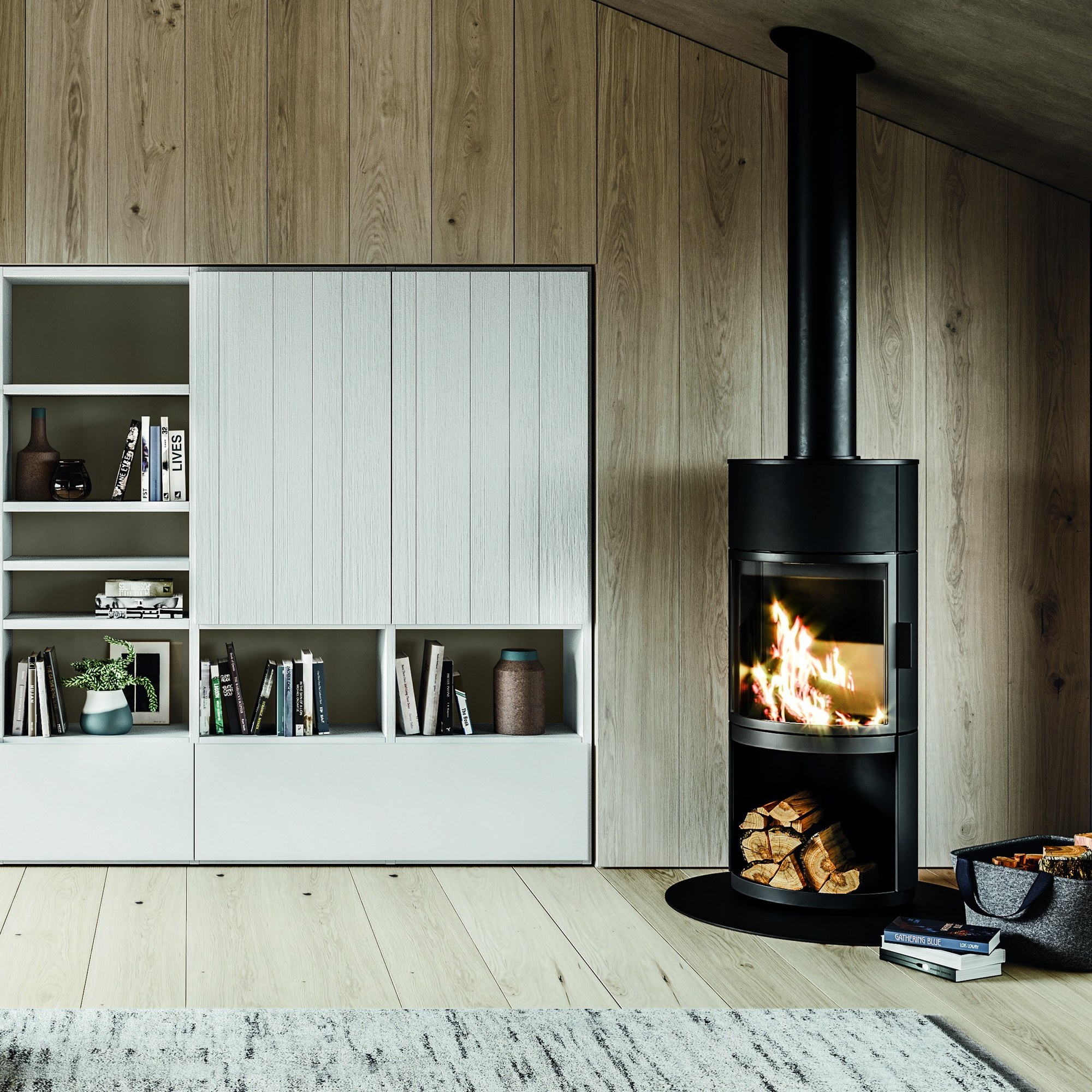 Scandola Mobili M10 – Ambienti Living — Living room composition — General view