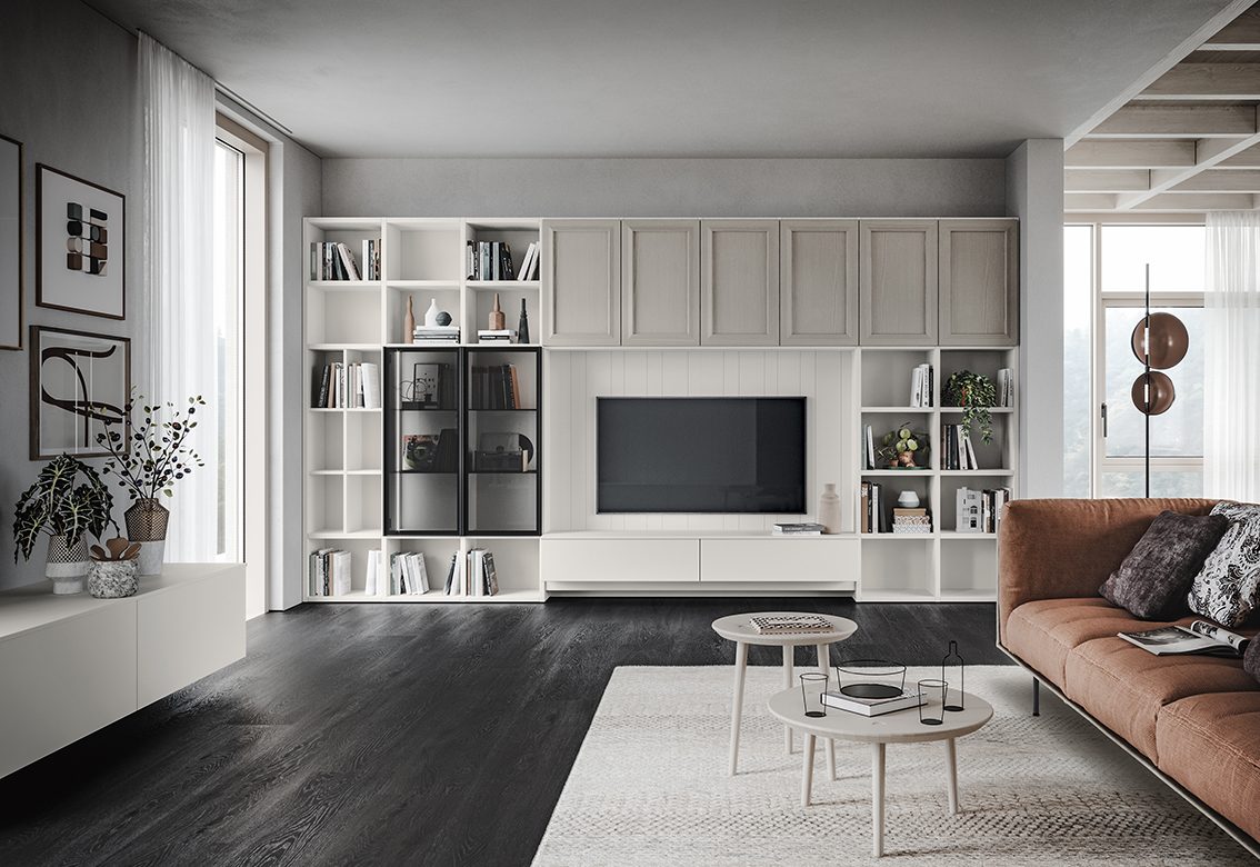 Scandola Mobili M08 – Soggiorno classico — Classic Living Room