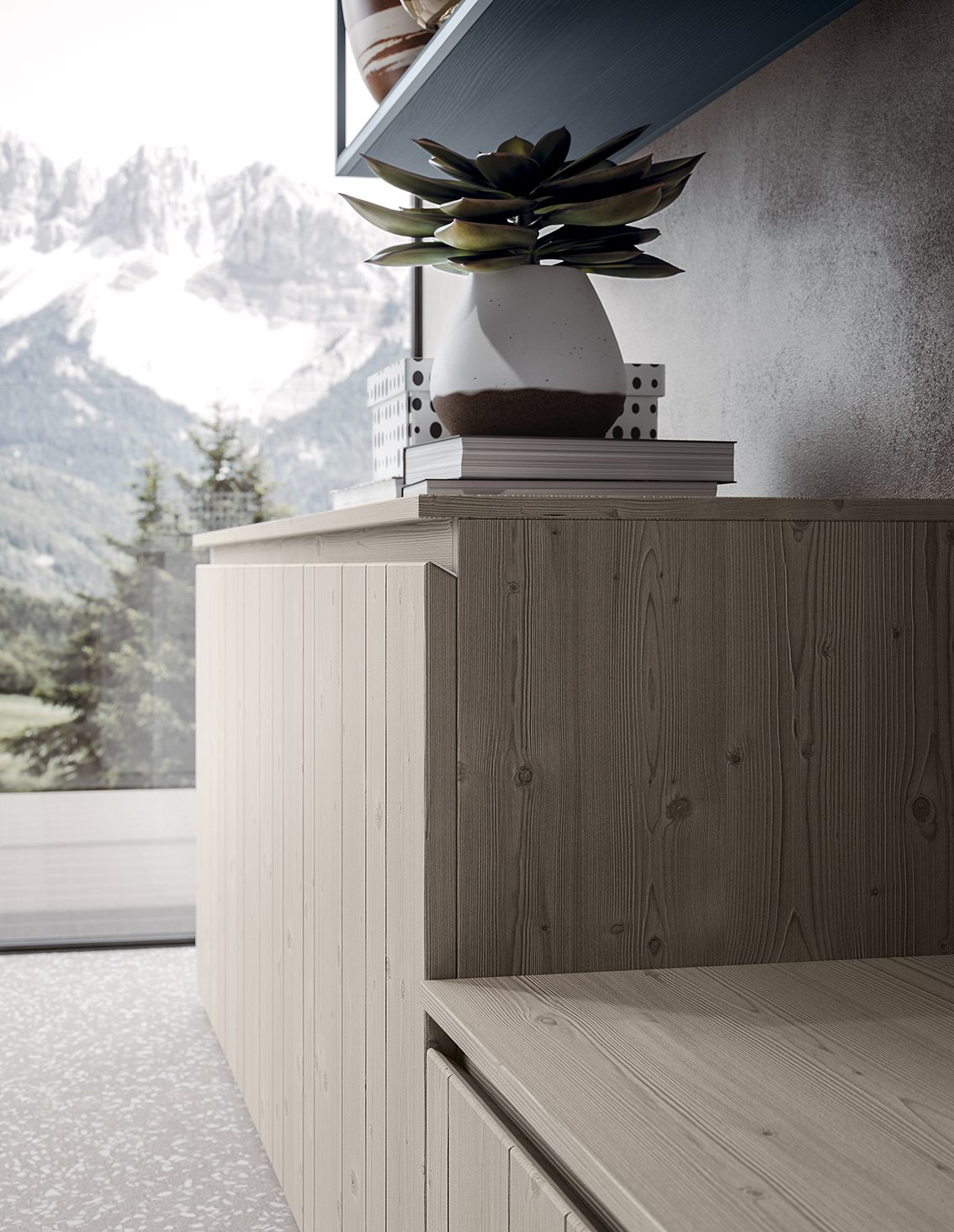 Scandola Mobili M09 – Salotto contemporaneo — Shelf & Decor