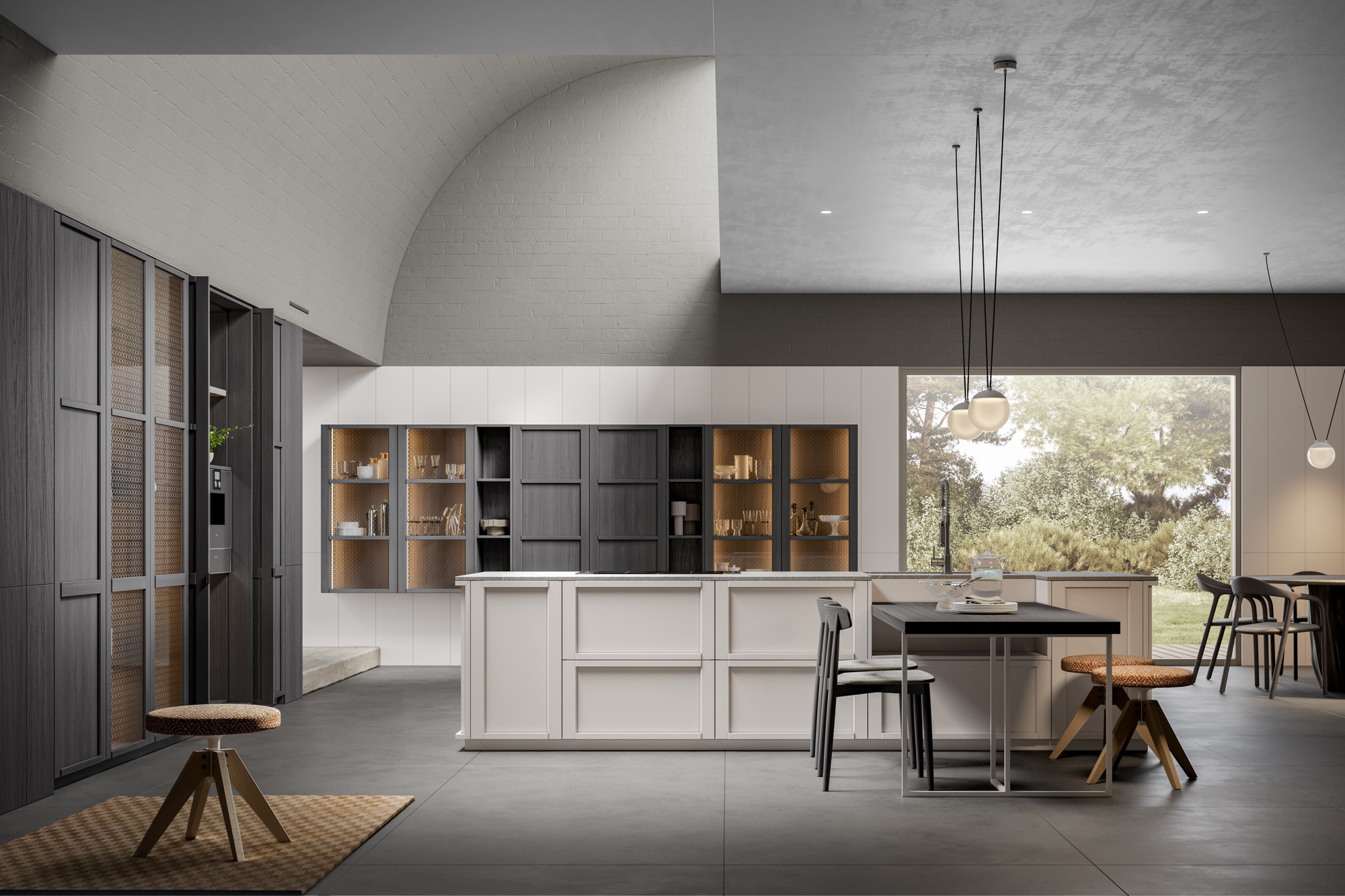 Modern Italian kitchen Scandola Mobili E05 – Cucina elegante