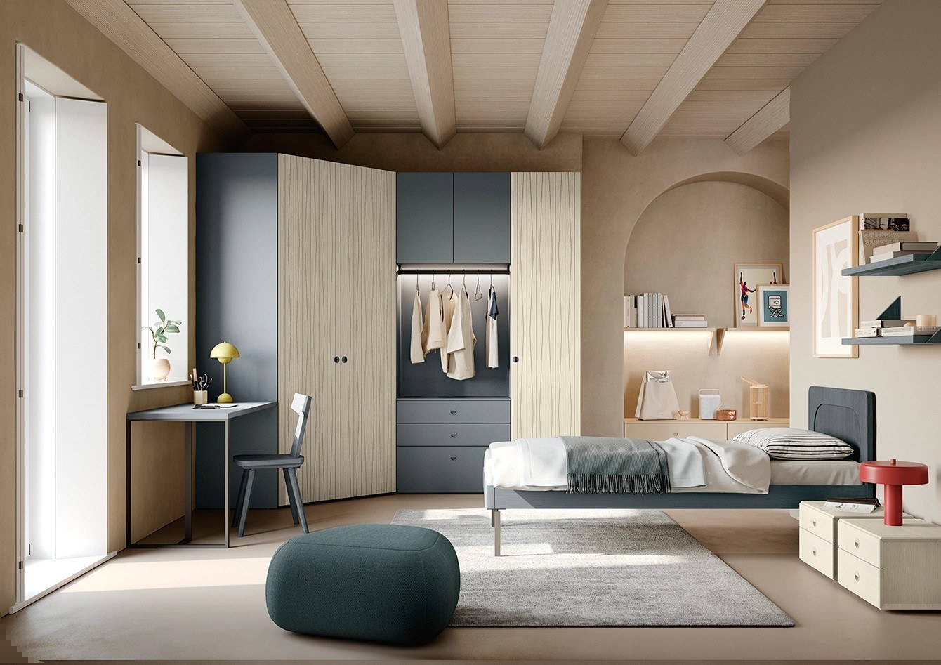 Scandola Mobili Wardrobe Battente Classic — Classic hinged — General view