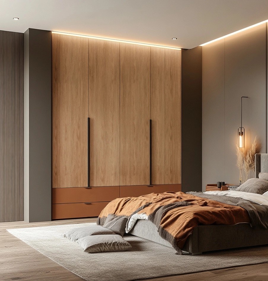 Scandola Mobili Wardrobe Battente Classic — Classic hinged — vertical view